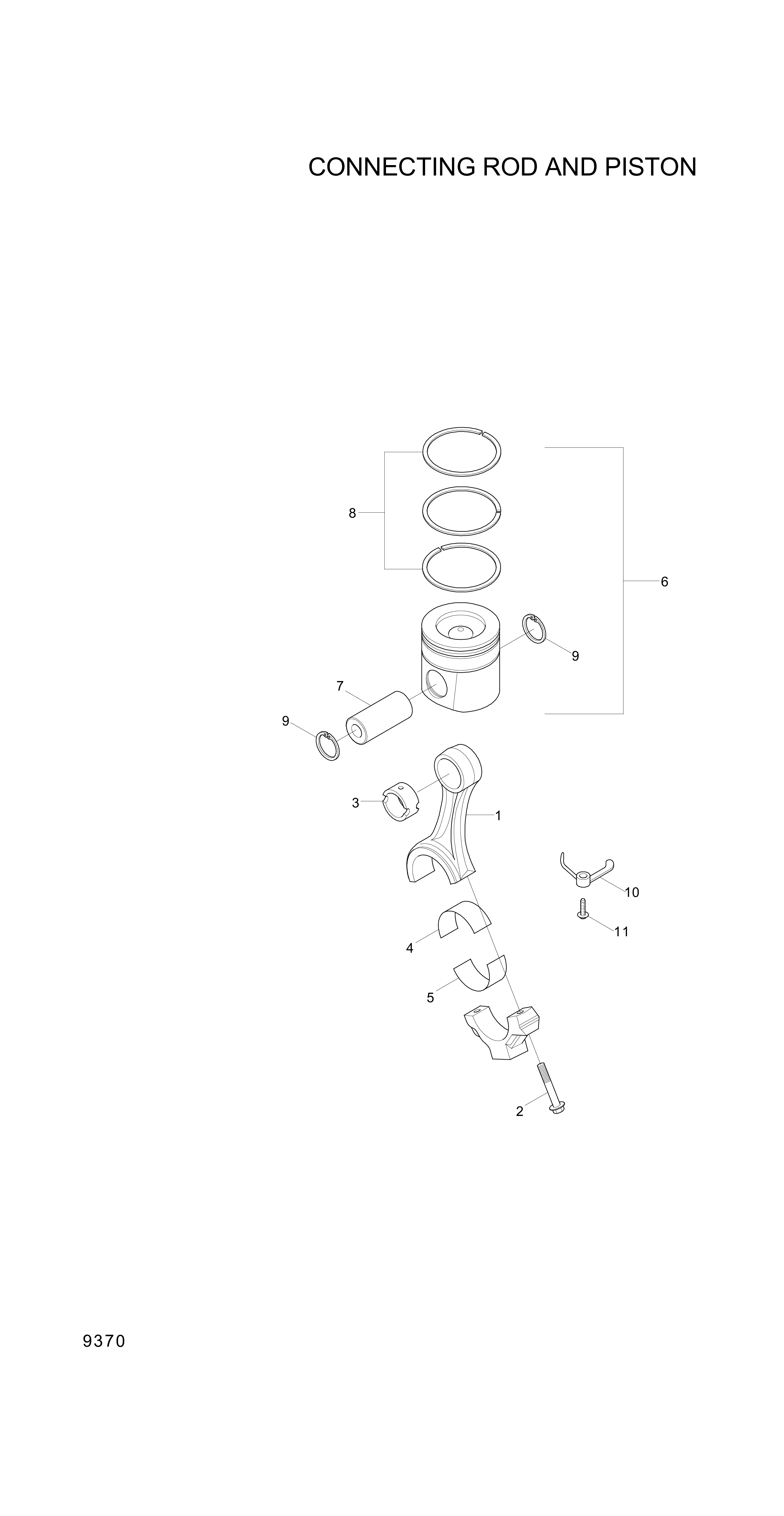 drawing for Hyundai Construction Equipment YUBP-06962 - BUSHING (figure 4)