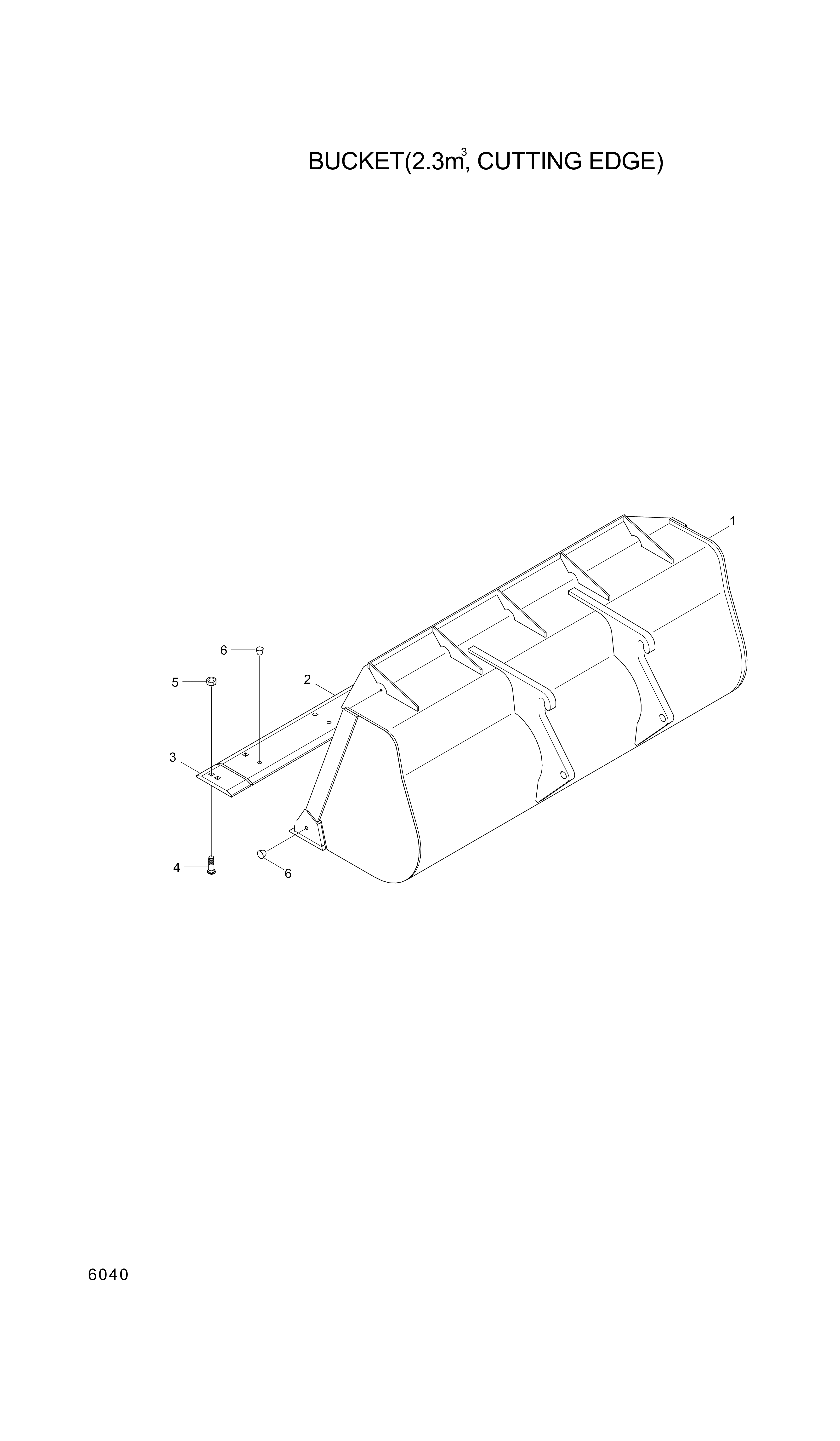 drawing for Hyundai Construction Equipment S208-201002 - NUT-HEX (figure 1)