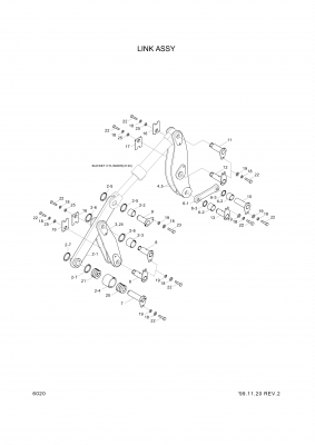 drawing for Hyundai Construction Equipment S393-050100 - SHIM-ROUND 3.0 (figure 1)