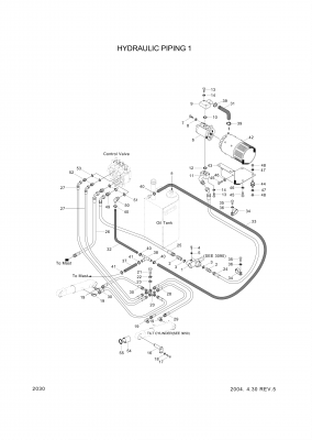 drawing for Hyundai Construction Equipment 340-20 - O-RING (figure 2)