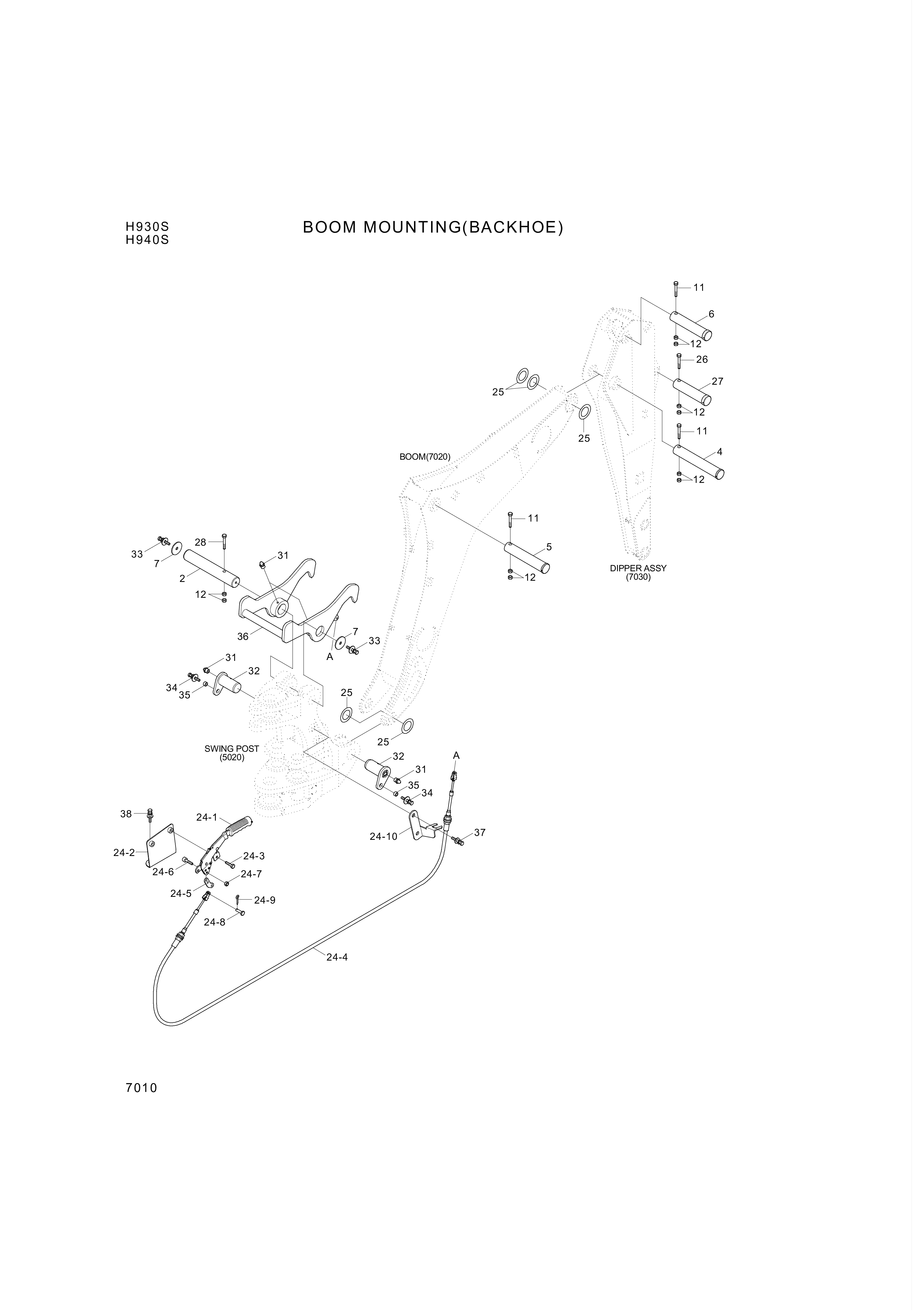 drawing for Hyundai Construction Equipment 000120 - BOLT-HEX (figure 2)