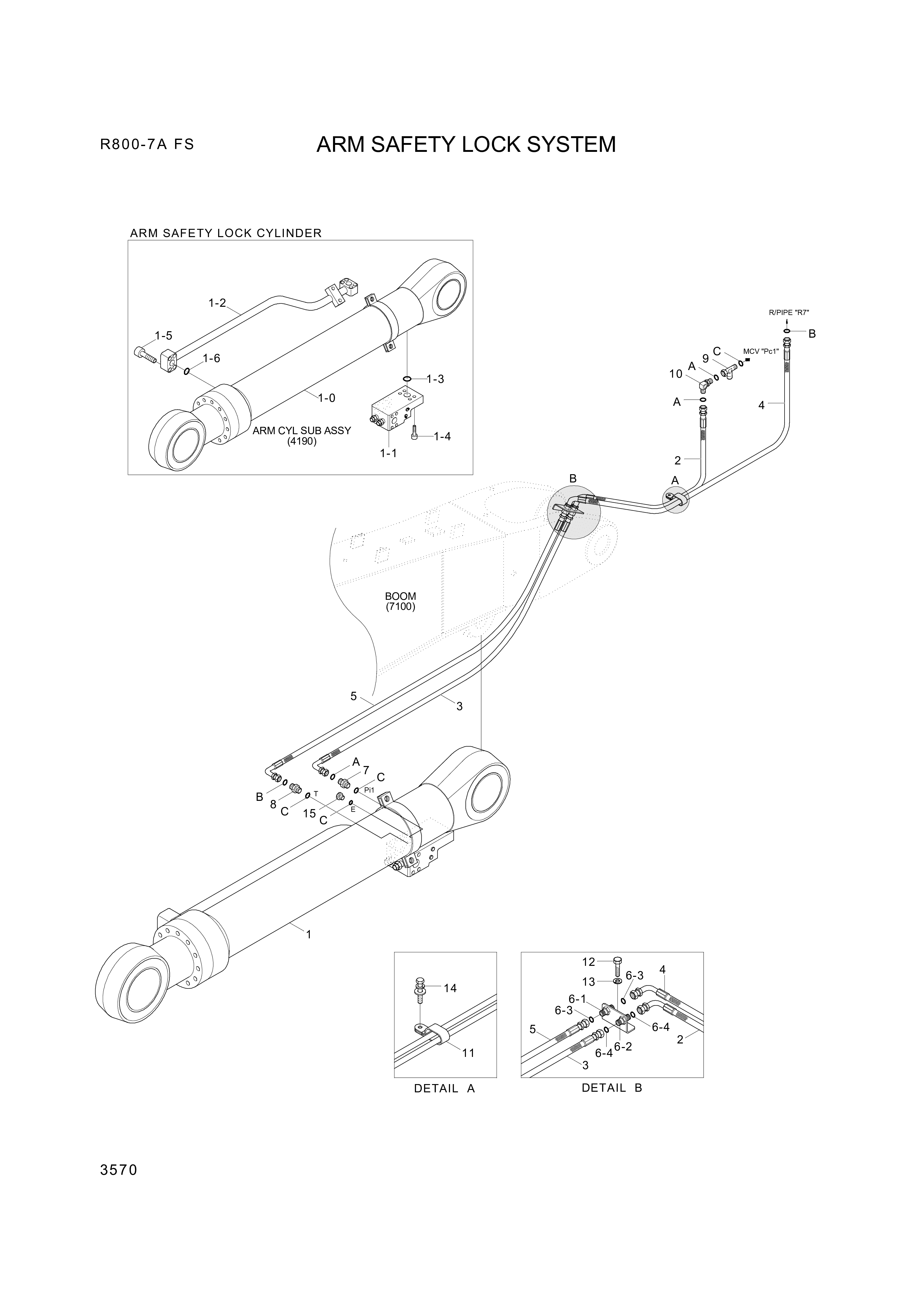 drawing for Hyundai Construction Equipment P933-042033 - HOSE ASSY-ORFS&THD (figure 1)