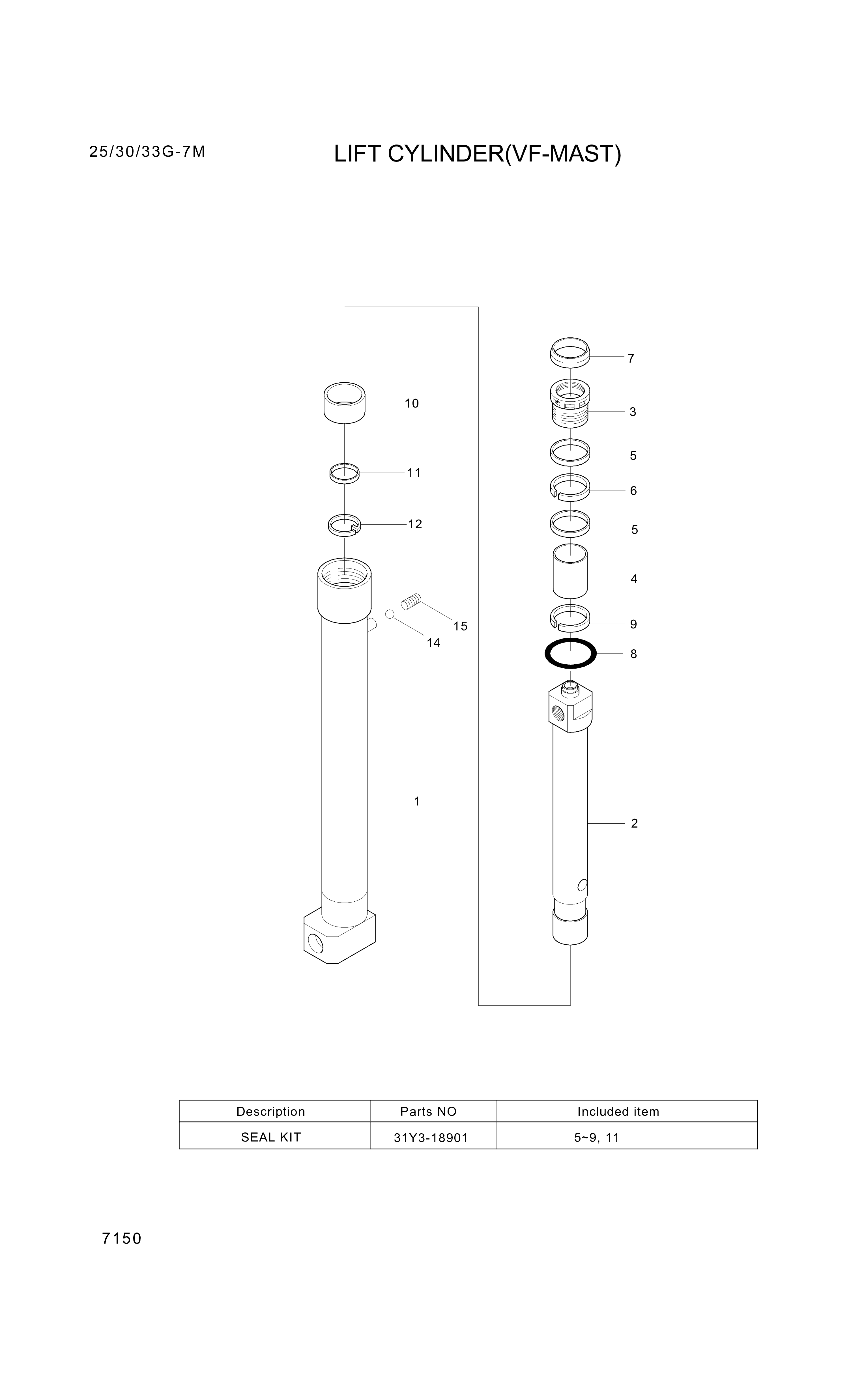 drawing for Hyundai Construction Equipment XJBN-01234 - O-RING (figure 3)