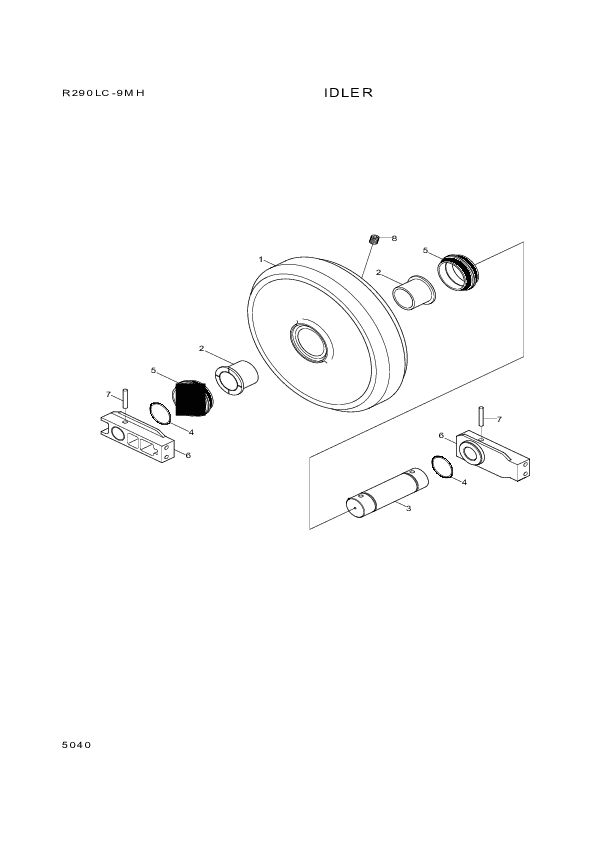 drawing for Hyundai Construction Equipment 1301037-103 - O-Ring (figure 5)