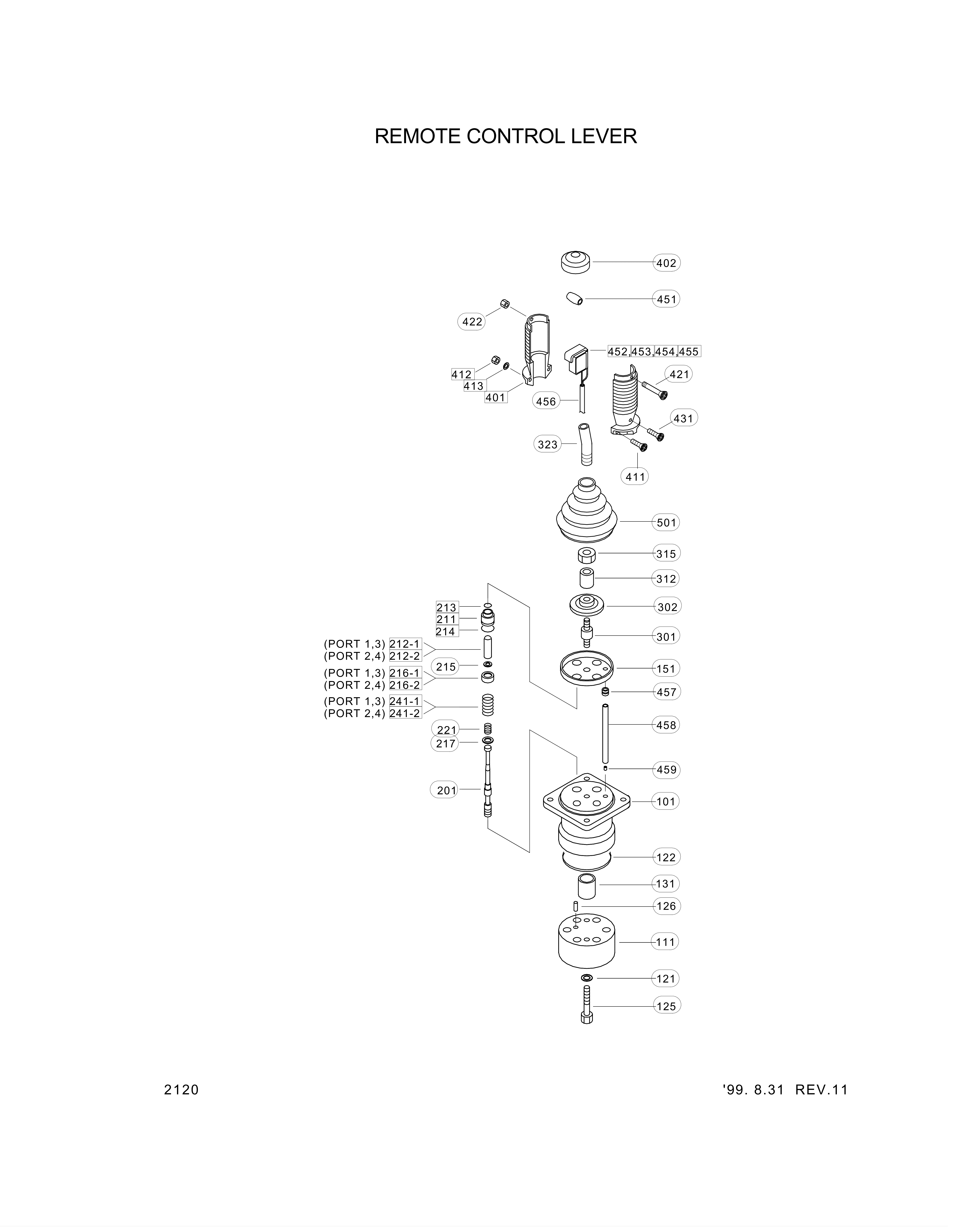 drawing for Hyundai Construction Equipment XKAH-02026 - HANDLE (figure 1)