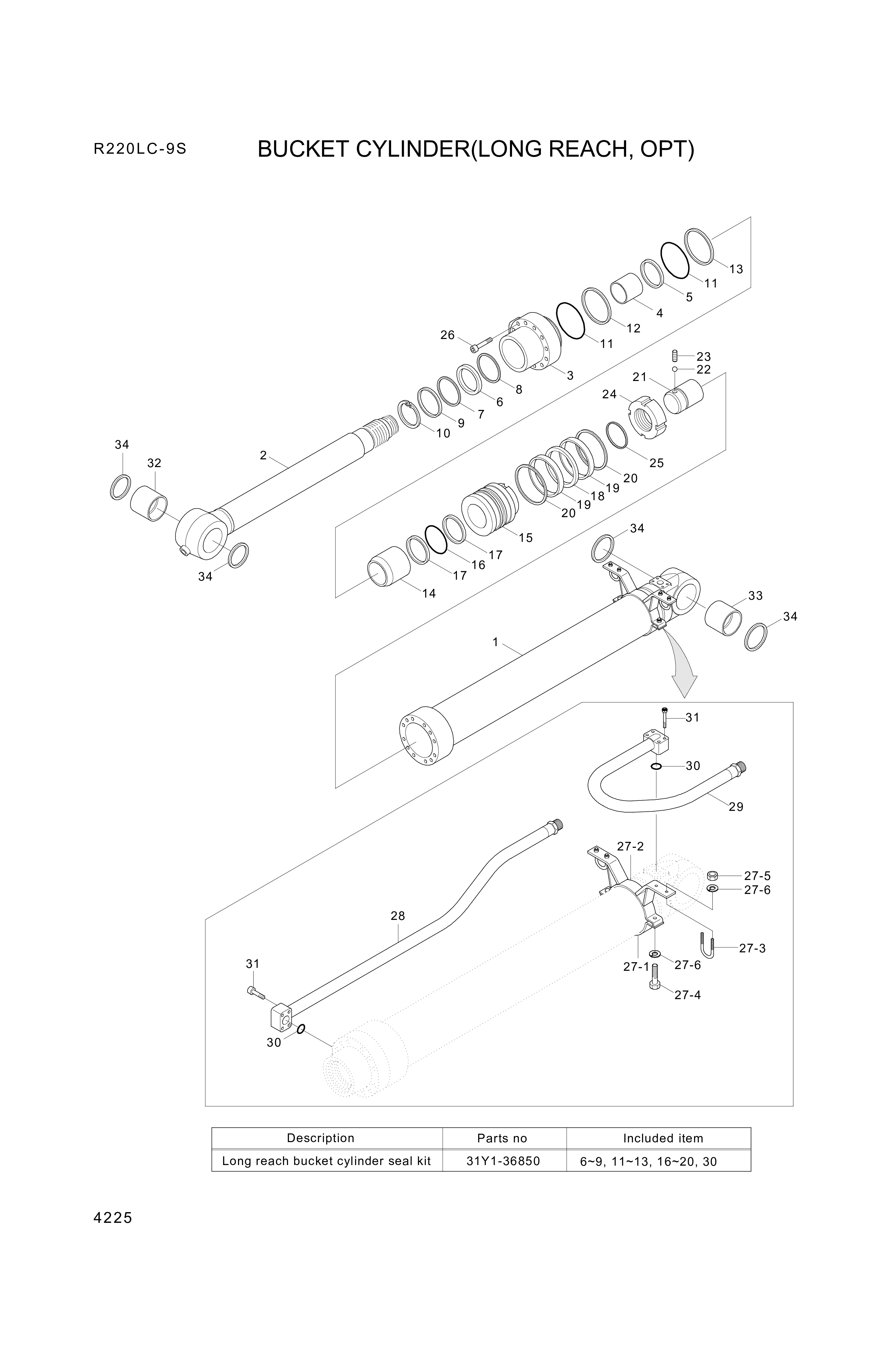 drawing for Hyundai Construction Equipment 000148 - BOLT-U (figure 4)