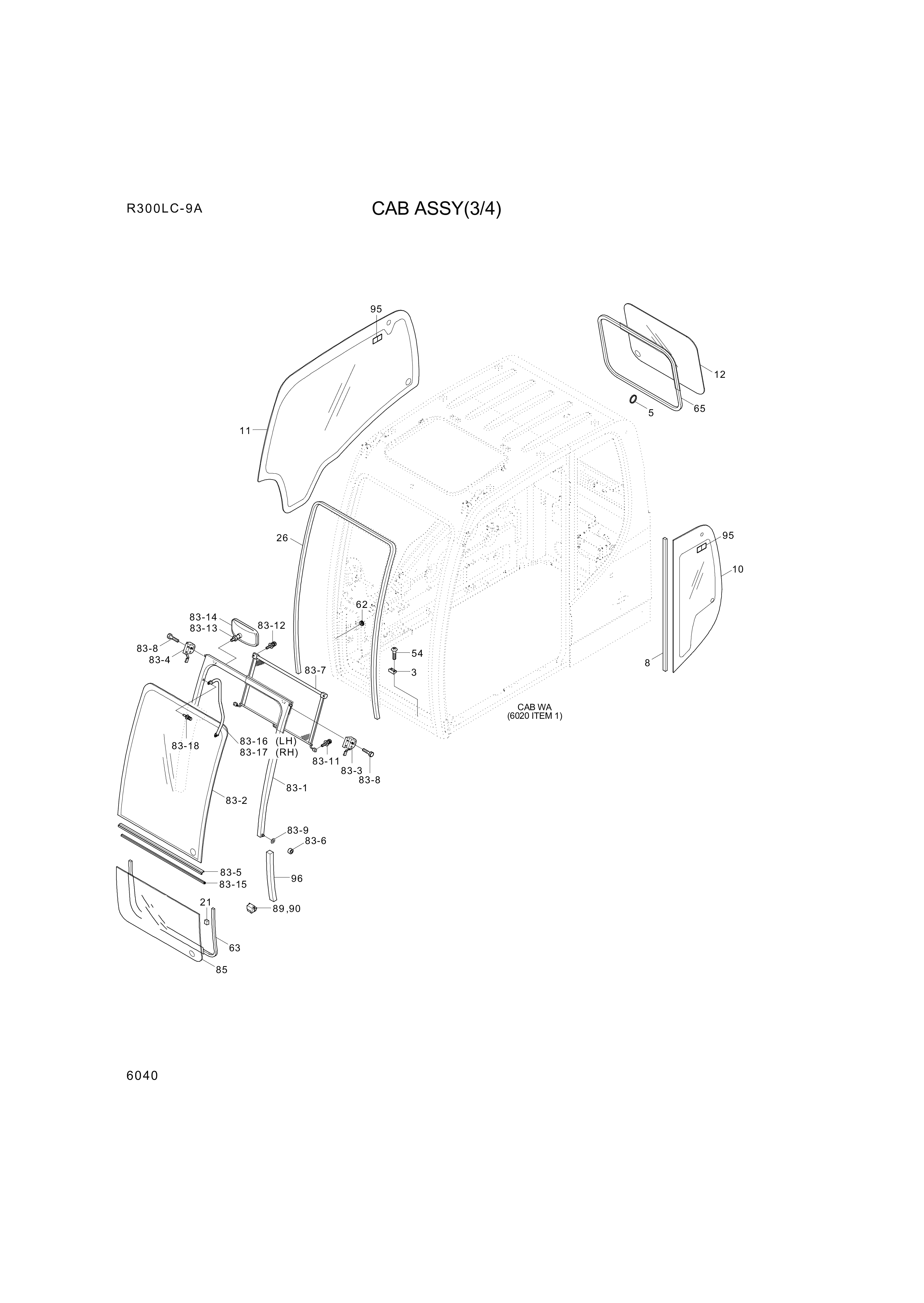 drawing for Hyundai Construction Equipment S204-081006 - NUT-HEX (figure 3)