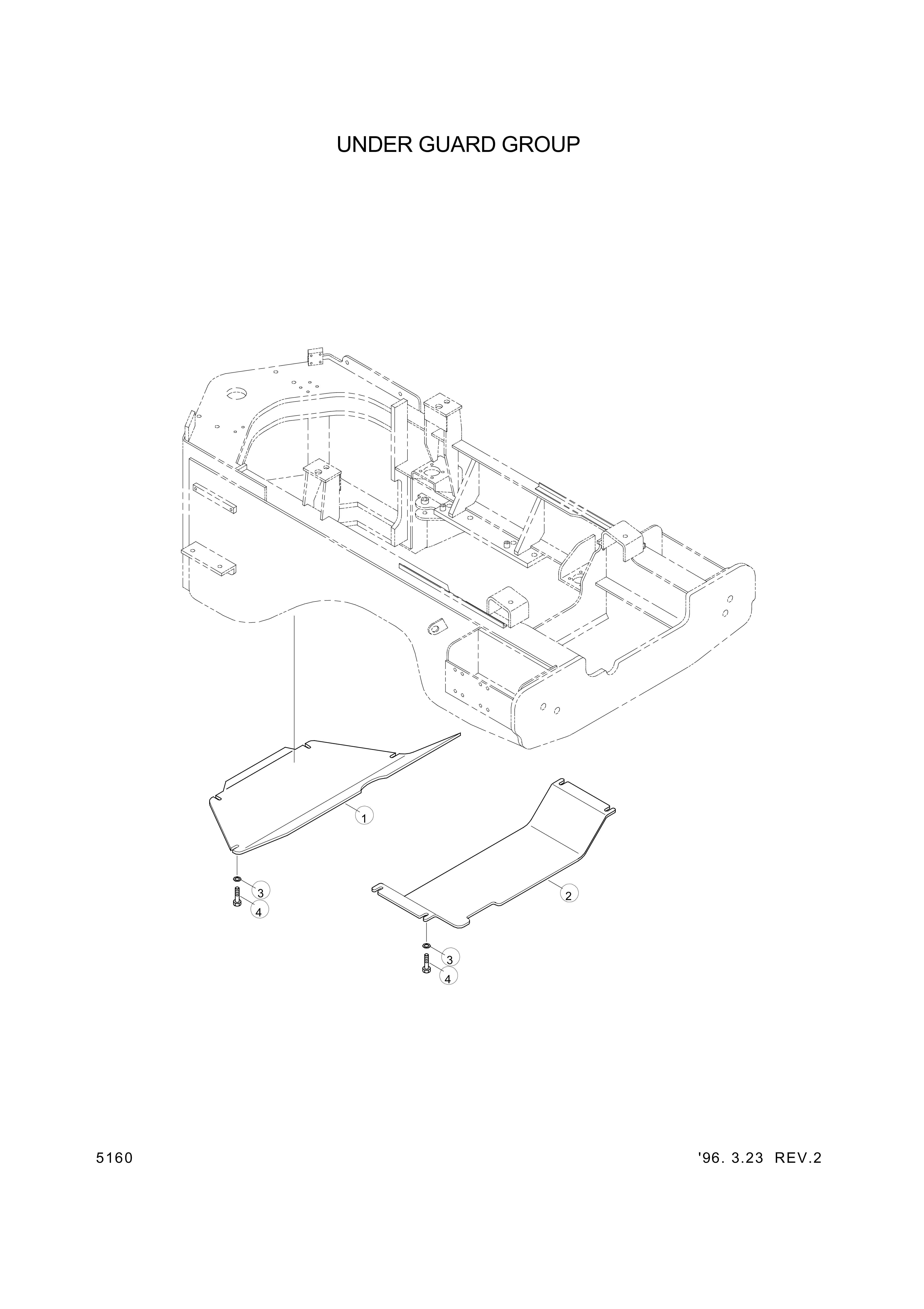 drawing for Hyundai Construction Equipment 54L1-01090 - PLATE (figure 1)