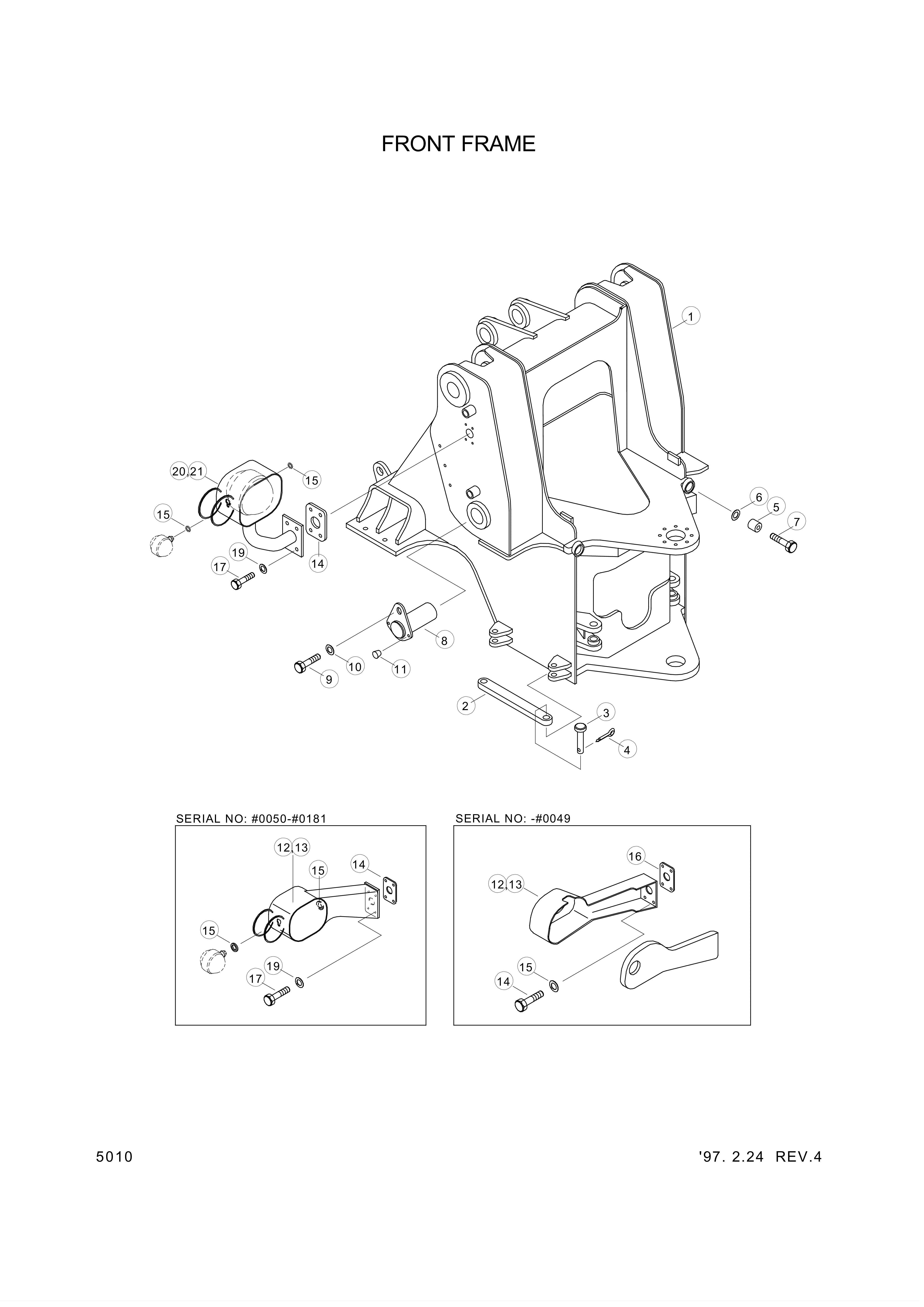 drawing for Hyundai Construction Equipment 74L1-20650 - BODY-BOX RH (figure 1)