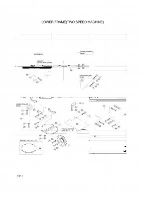Technical drawing of Hyundai Construction Equipment 334-22 BOLT with dimensions and layout (figure 4)