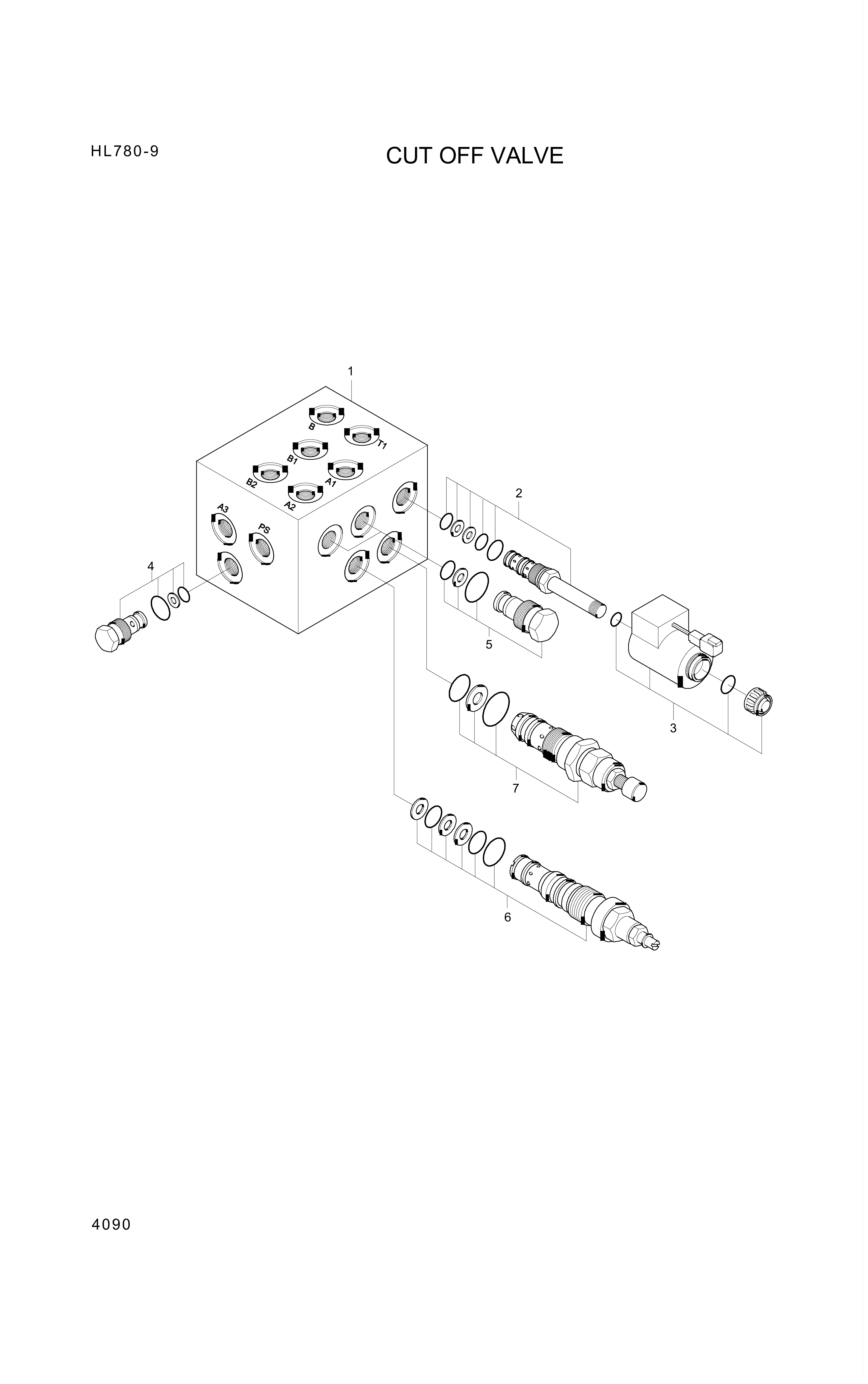 drawing for Hyundai Construction Equipment XKAL-00053 - VALVE ASSY-SOLENOID (figure 1)