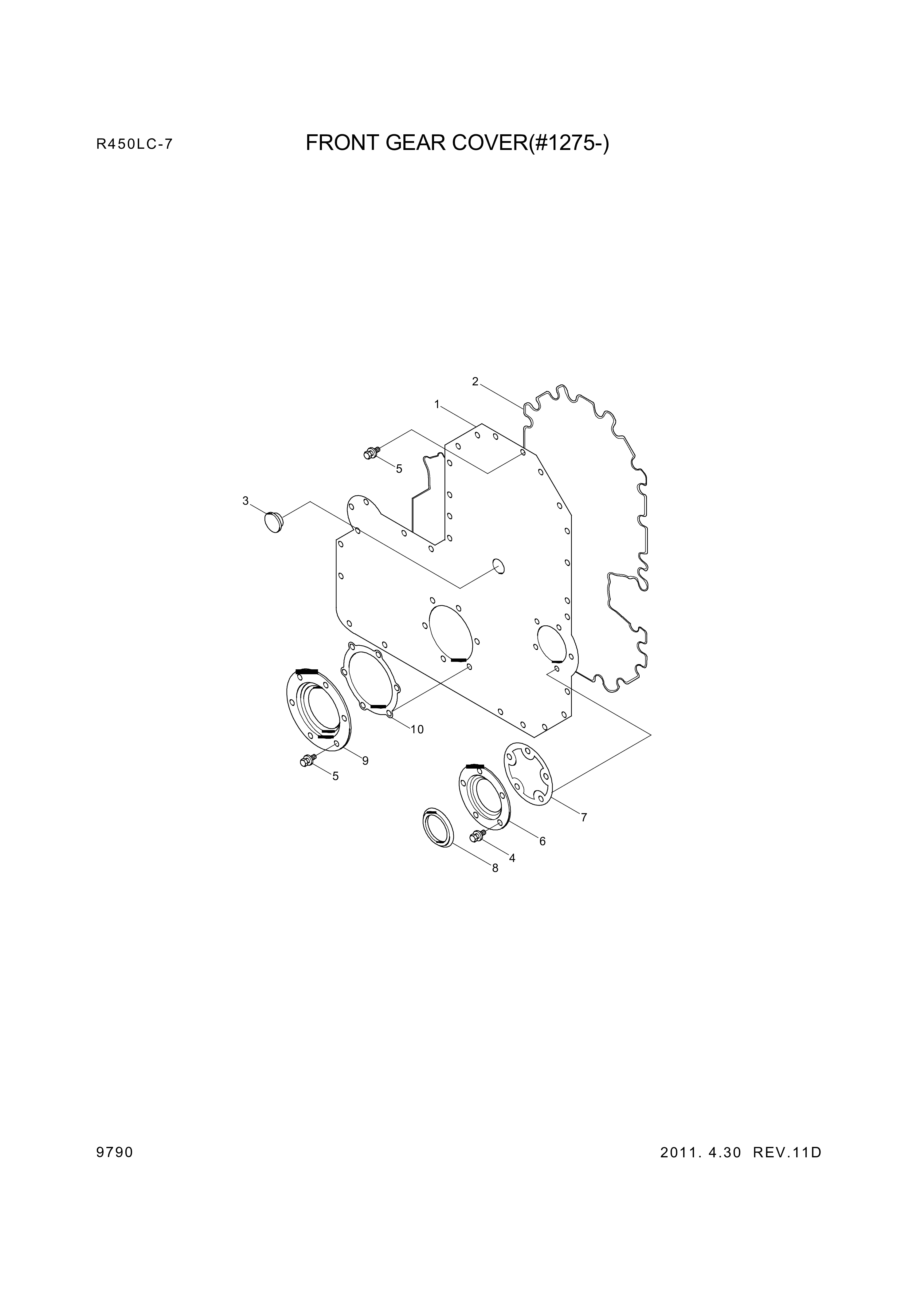 drawing for Hyundai Construction Equipment YUBP-06369 - SEAL KIT (figure 1)