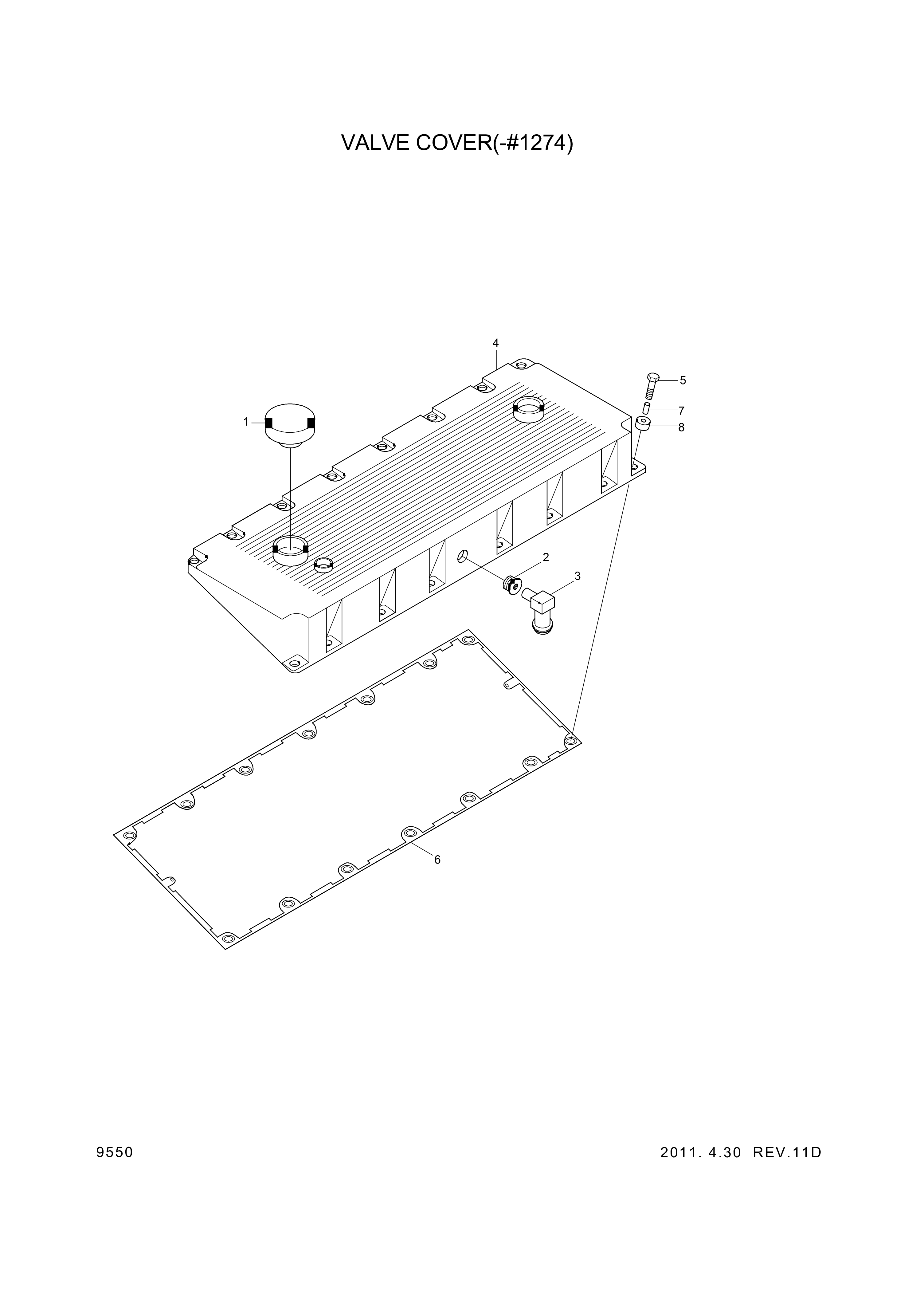 drawing for Hyundai Construction Equipment YUBP-05284 - SCREW-HEX (figure 2)