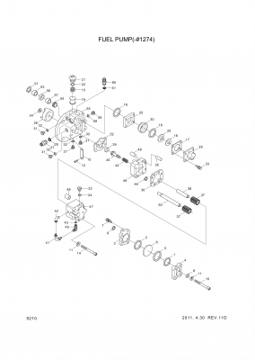 drawing for Hyundai Construction Equipment S2286 - SCREW-DRIVE (figure 1)