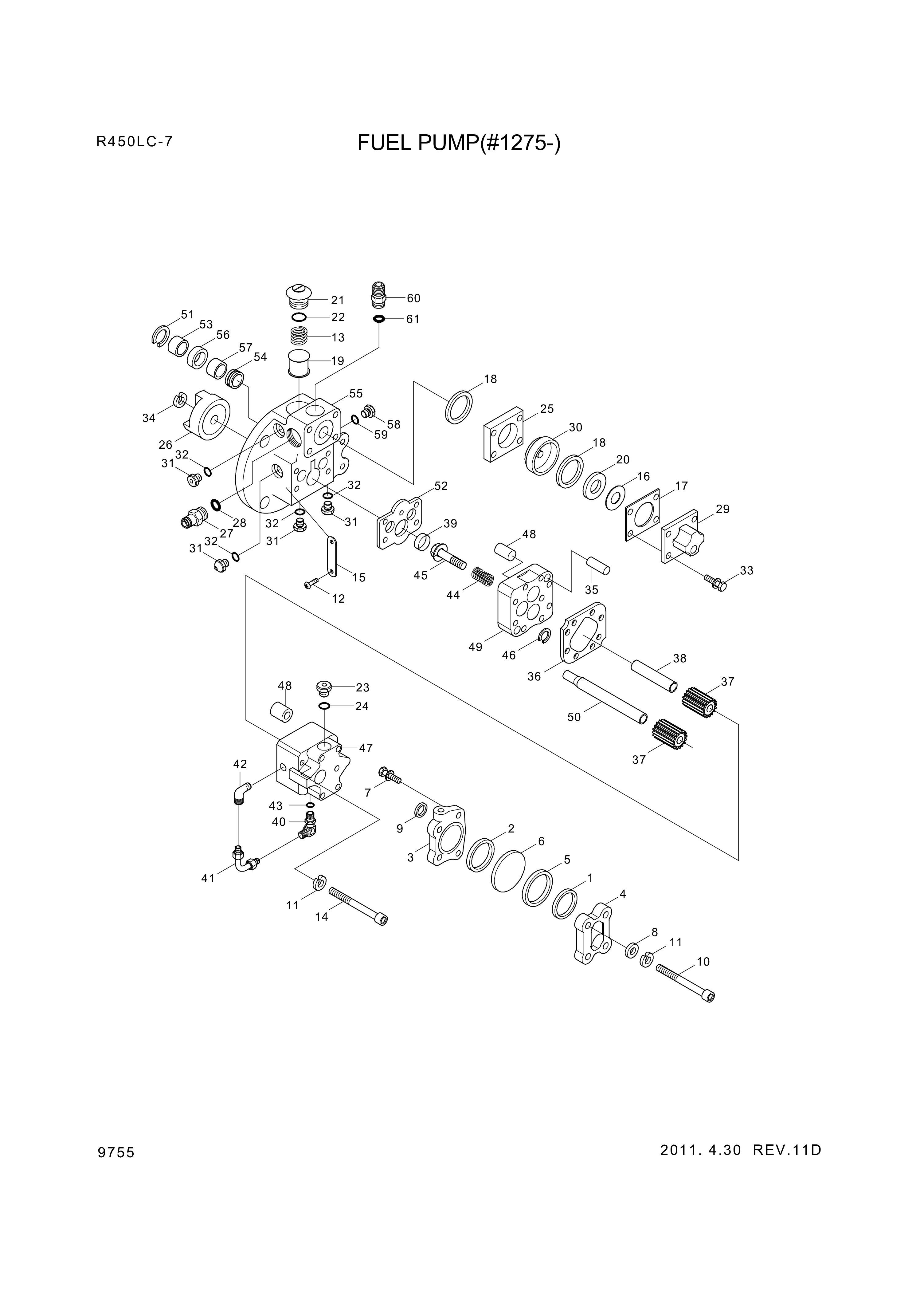 drawing for Hyundai Construction Equipment 3084713 - SEAL-OIL (figure 2)