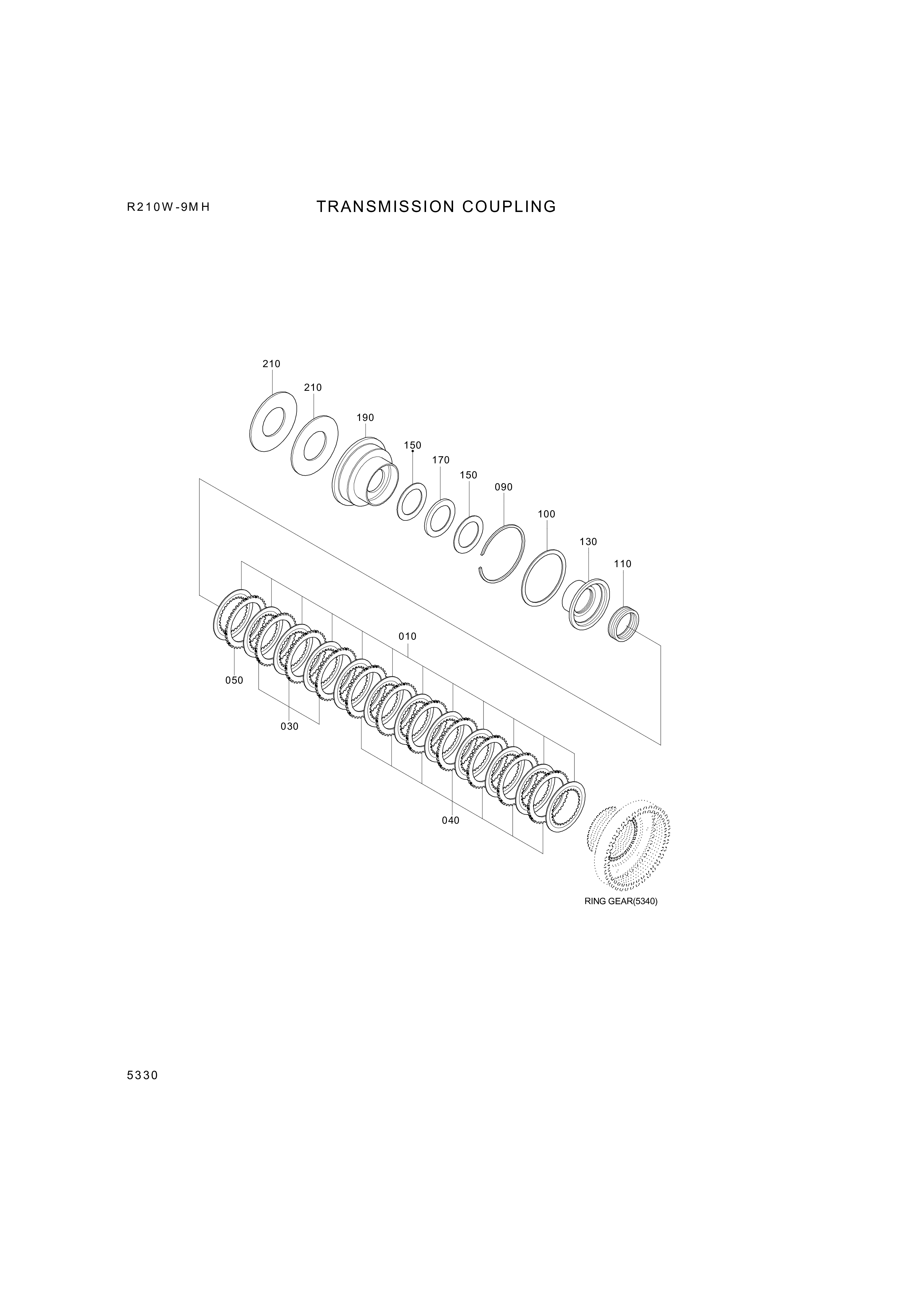 drawing for Hyundai Construction Equipment ZGAQ-02034 - CAGE-NEEDLE (figure 2)