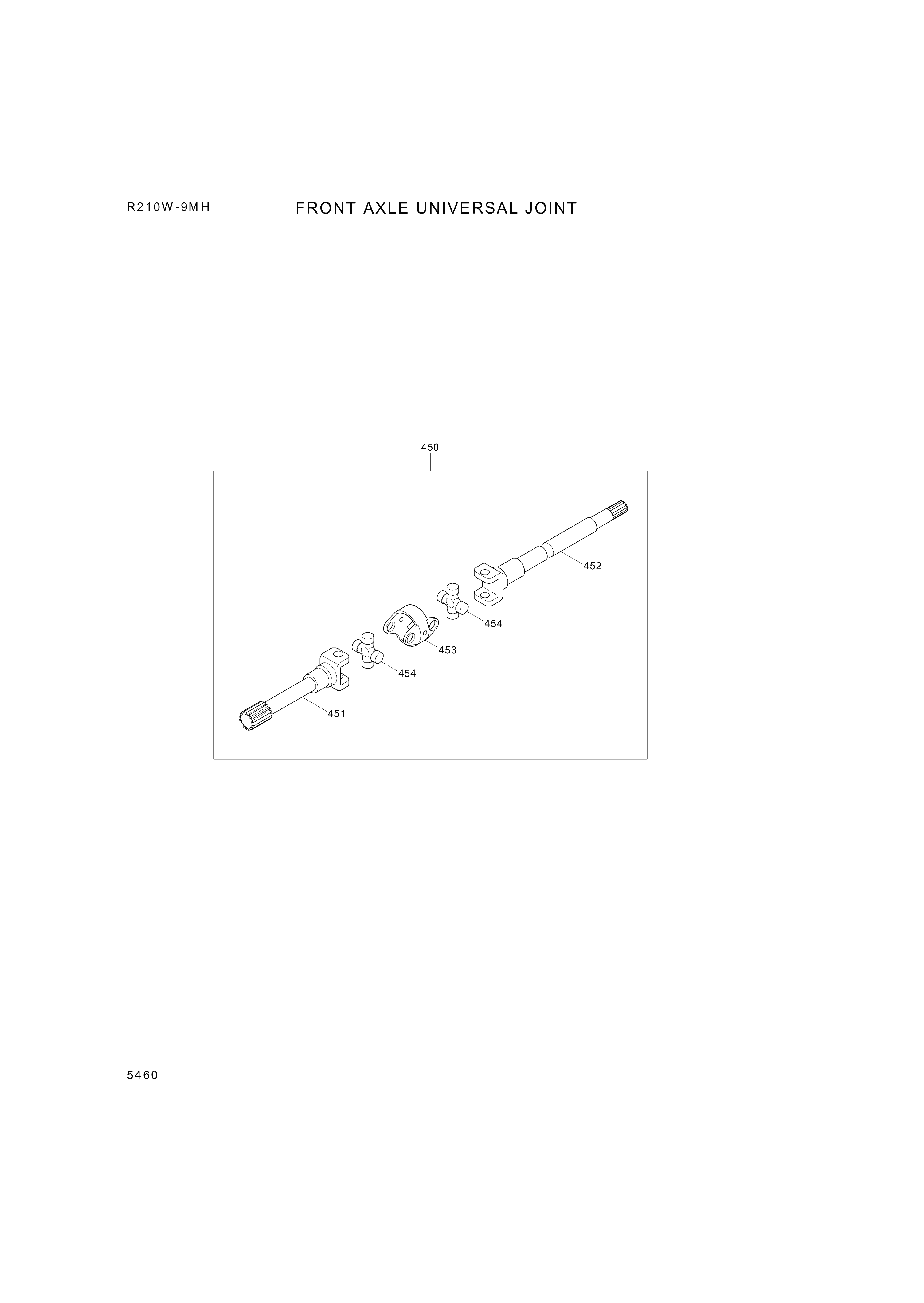 drawing for Hyundai Construction Equipment ZGAQ-04476 - FORK-SHIFT (figure 1)