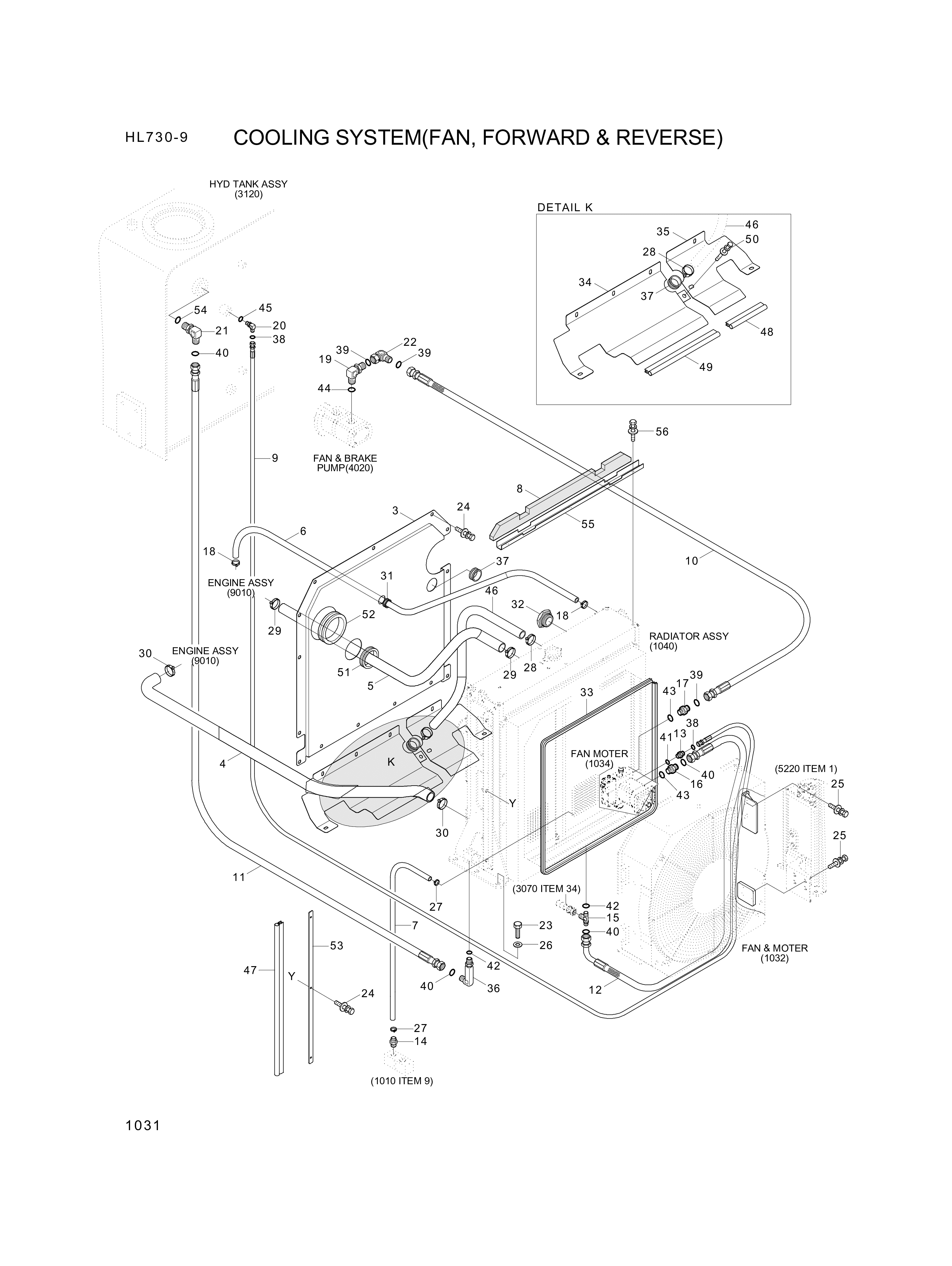 drawing for Hyundai Construction Equipment P930-122021 - HOSE ASSY-ORFS&THD (figure 1)