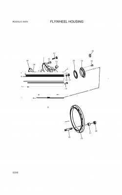 drawing for Hyundai Construction Equipment 11403-08221 - BOLT-FLANGE (figure 2)