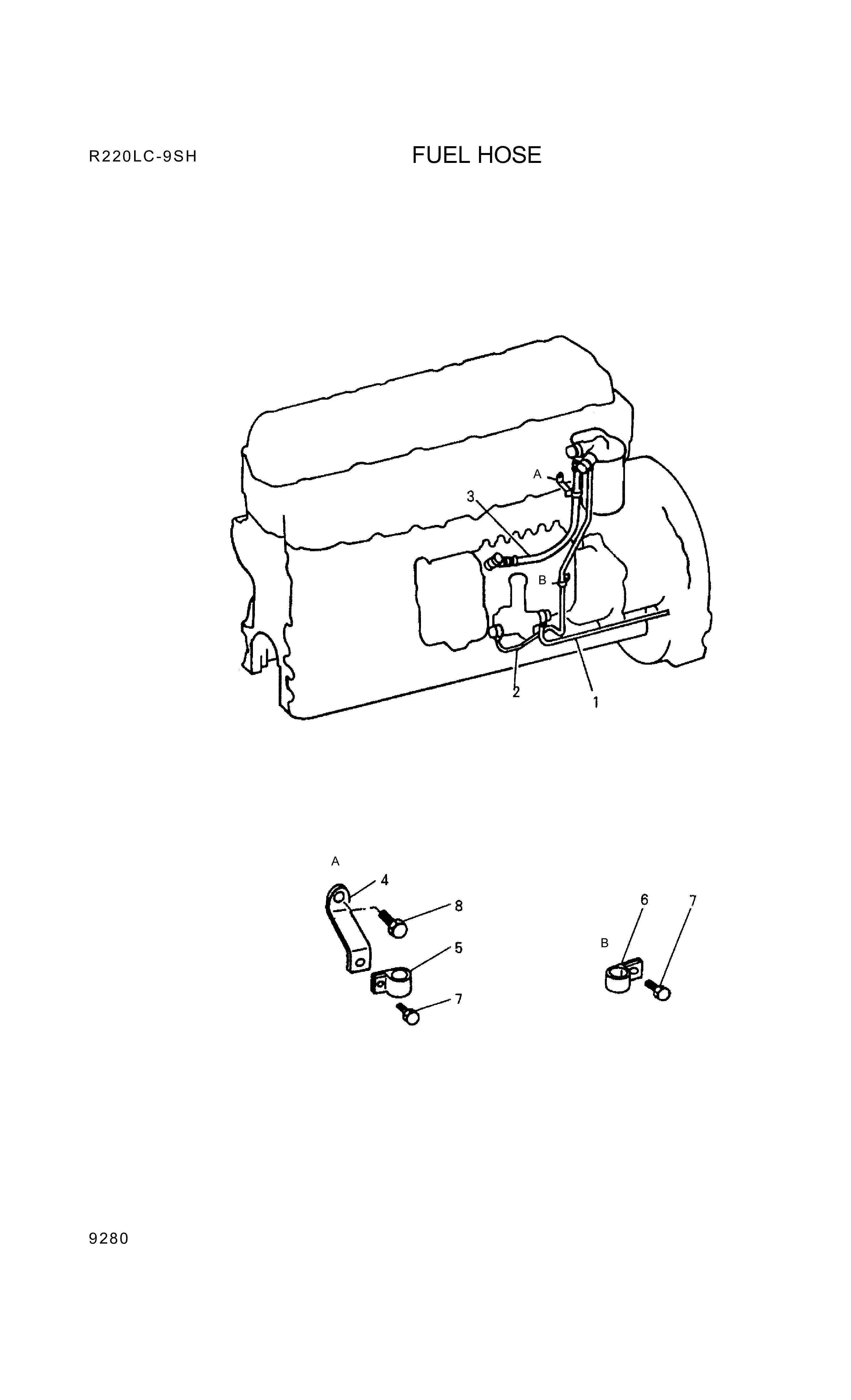 drawing for Hyundai Construction Equipment 11403-08221 - BOLT-FLANGE (figure 5)