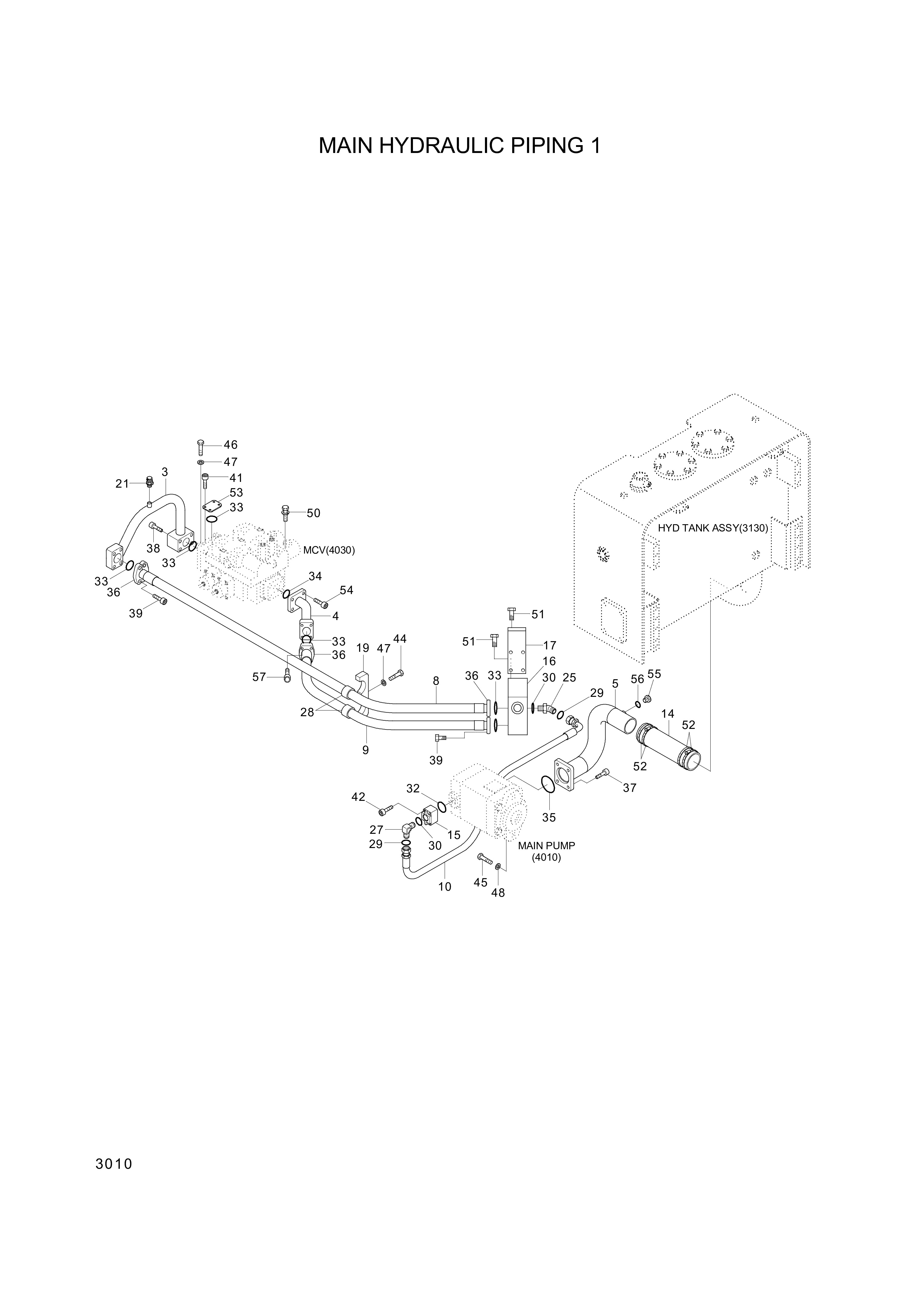 drawing for Hyundai Construction Equipment 34L1-02660 - CLAMP-PIPE (figure 1)