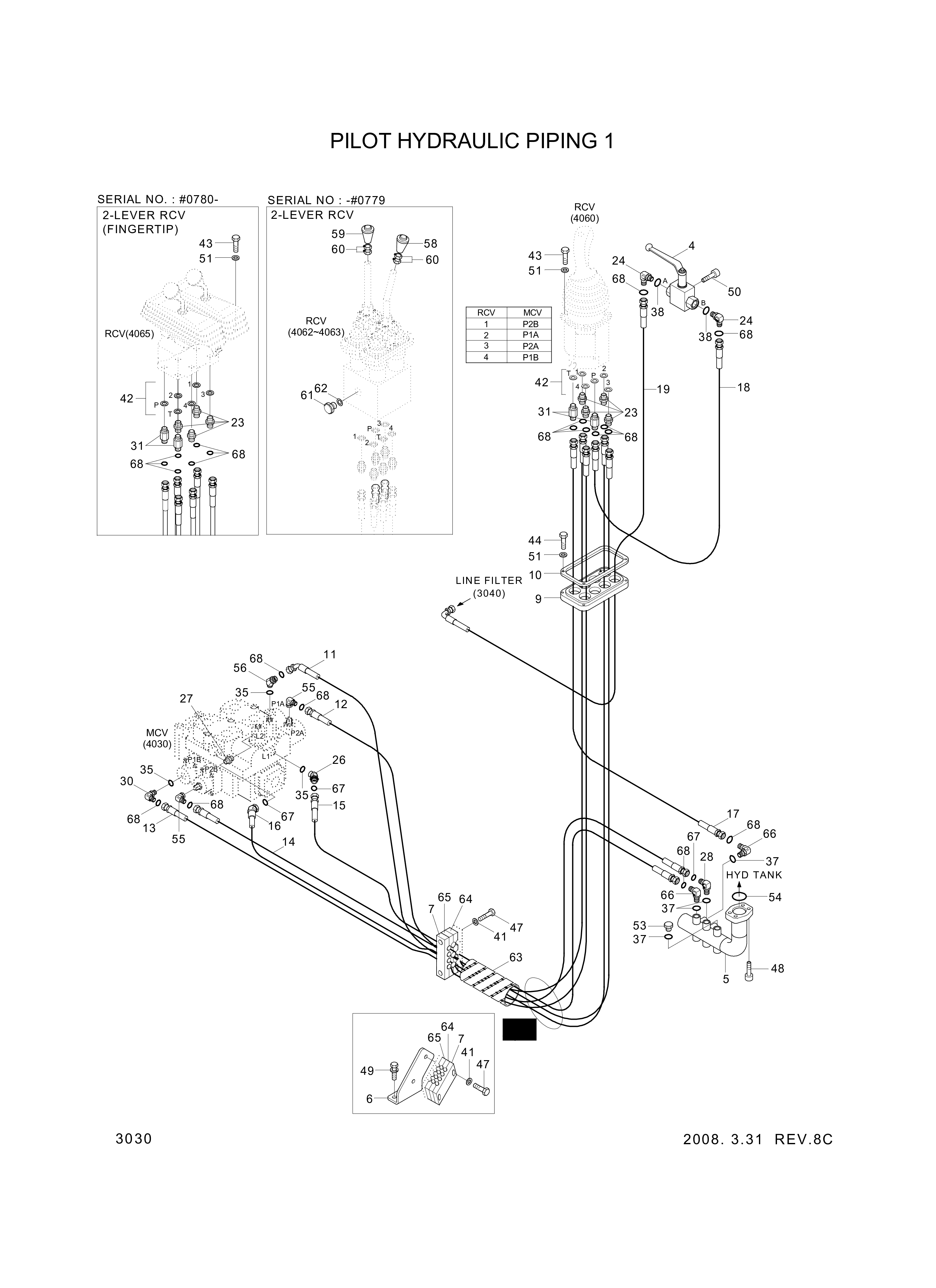 drawing for Hyundai Construction Equipment S179-080406 - BOLT-SOCKET (figure 1)