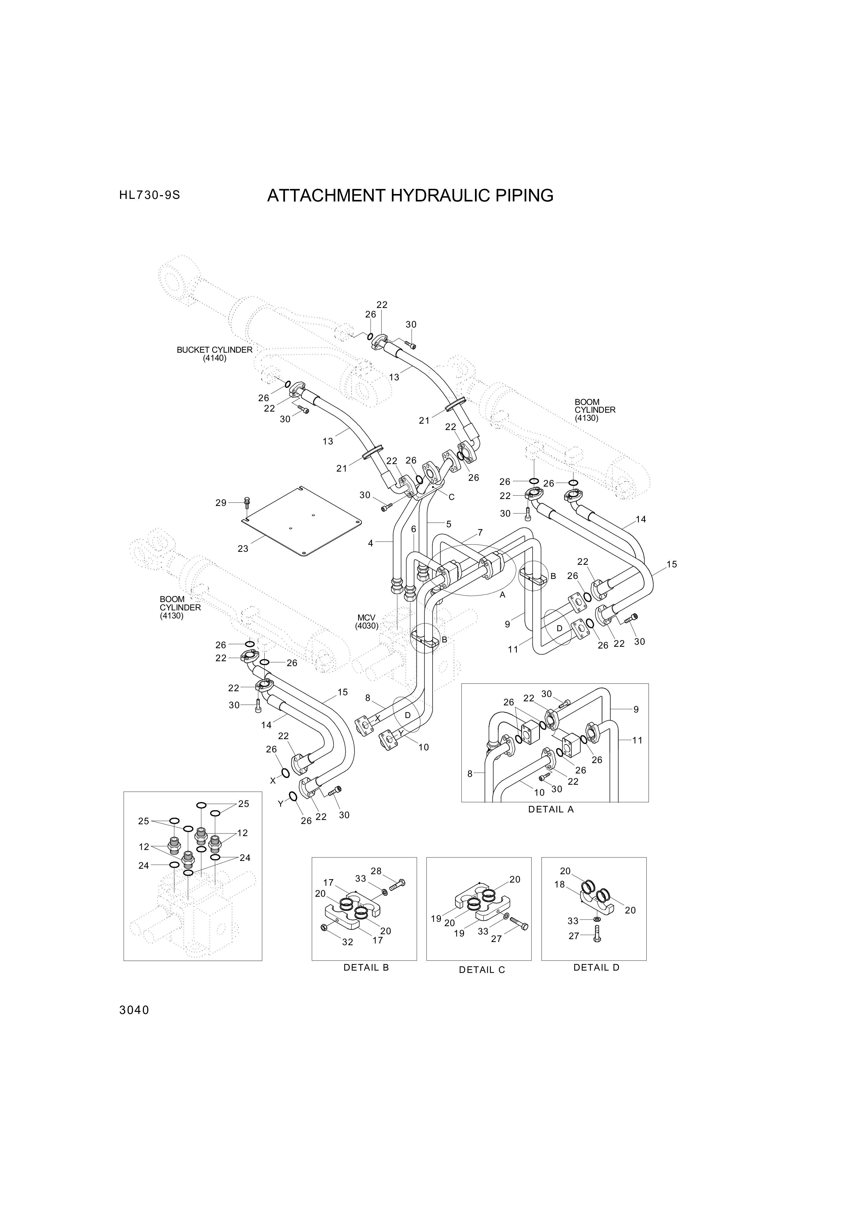 drawing for Hyundai Construction Equipment S017-12070V - BOLT-HEX (figure 5)