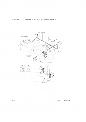drawing for Hyundai Construction Equipment Y161-014001 - O-RING (figure 2)