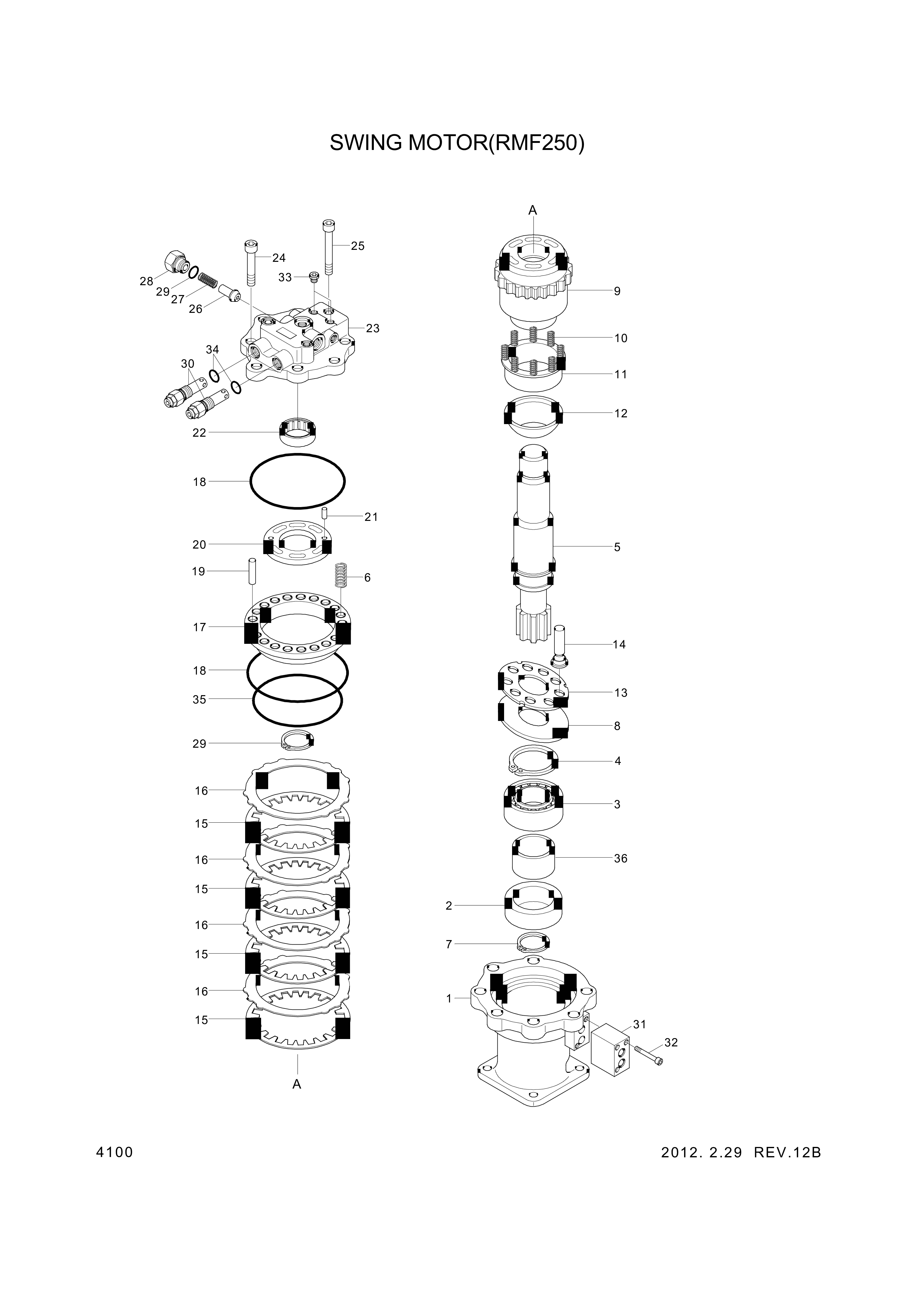 drawing for Hyundai Construction Equipment PT-1-4 - PLUG (figure 4)