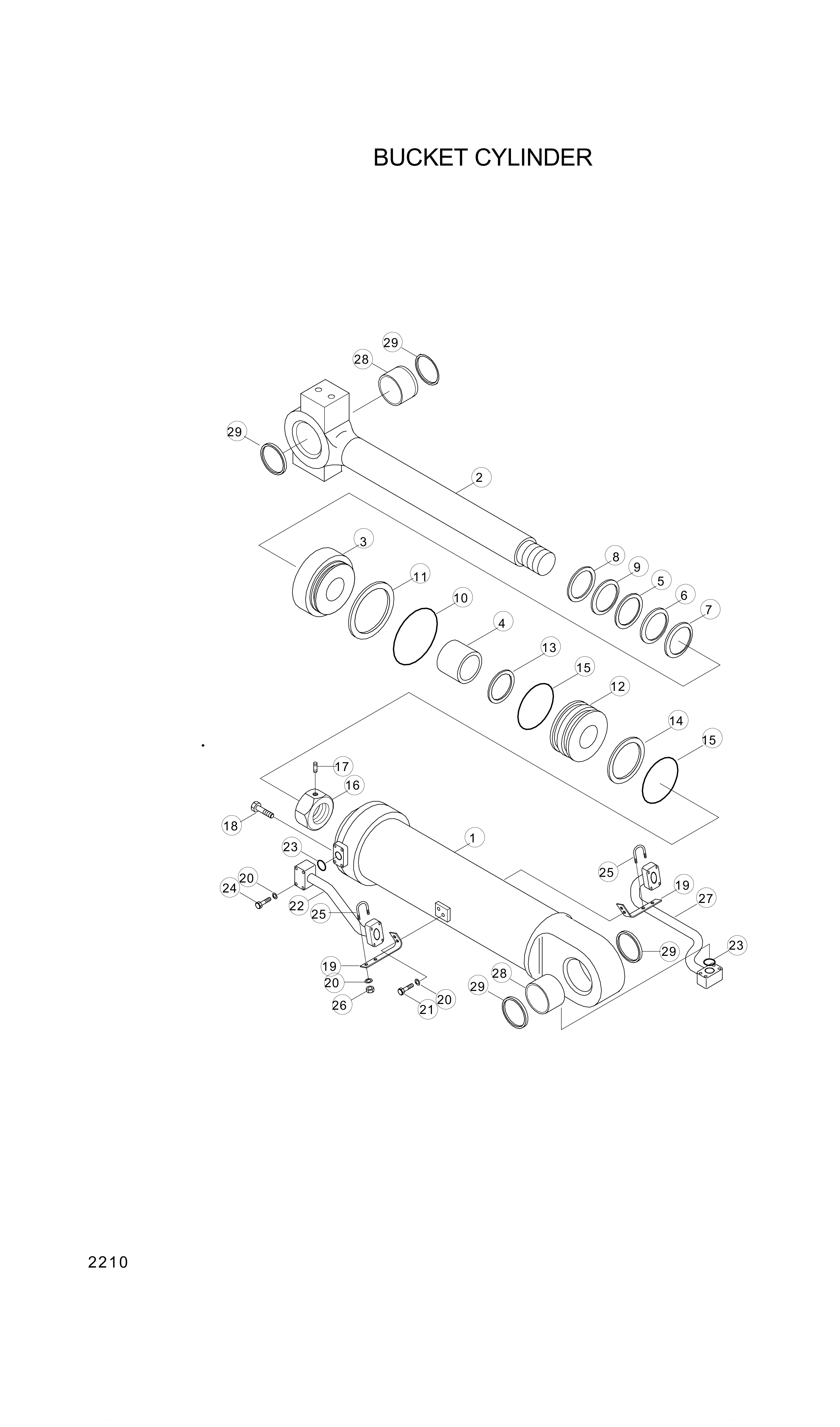 drawing for Hyundai Construction Equipment 341-15 - RING-WEAR (figure 2)