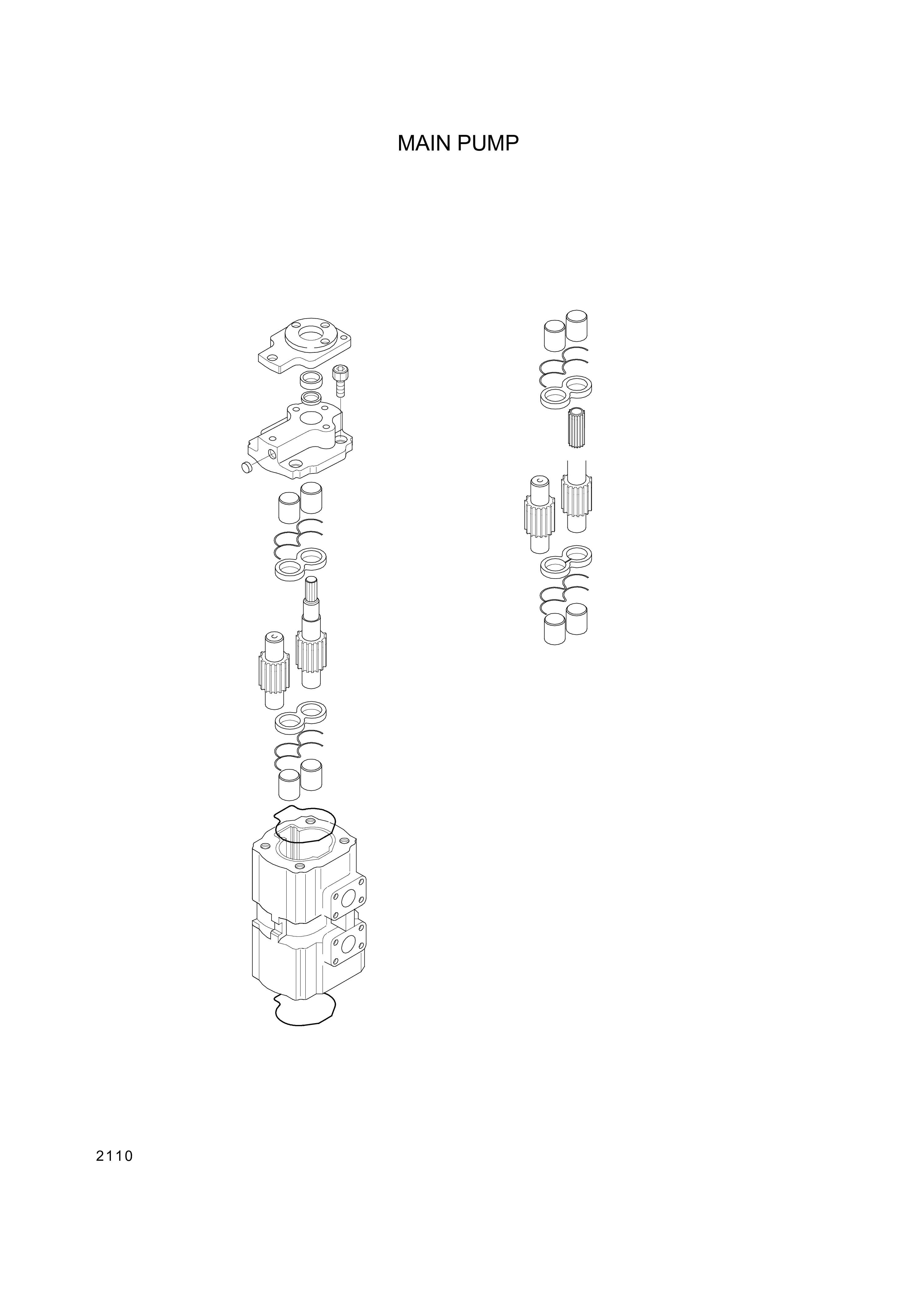 drawing for Hyundai Construction Equipment P24R5000002 - Cover-Rear (figure 1)