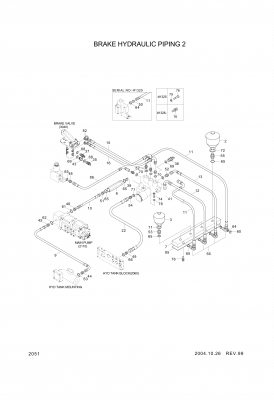 Technical drawing of Hyundai Construction Equipment S392-220000 SHIM-ROUND with dimensions and layout (figure 3)