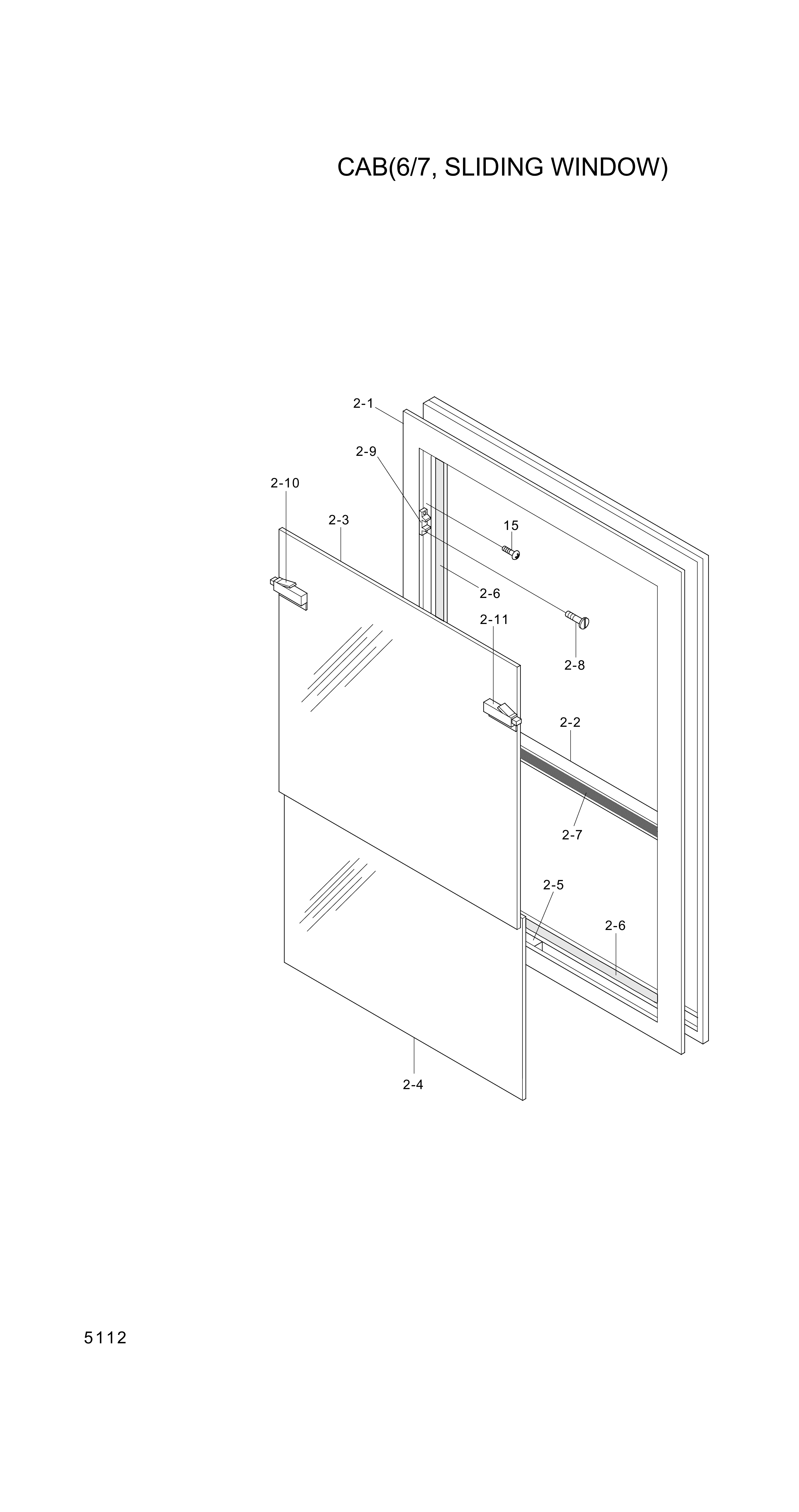 drawing for Hyundai Construction Equipment S141-030082 - BOLT-FLAT (figure 3)