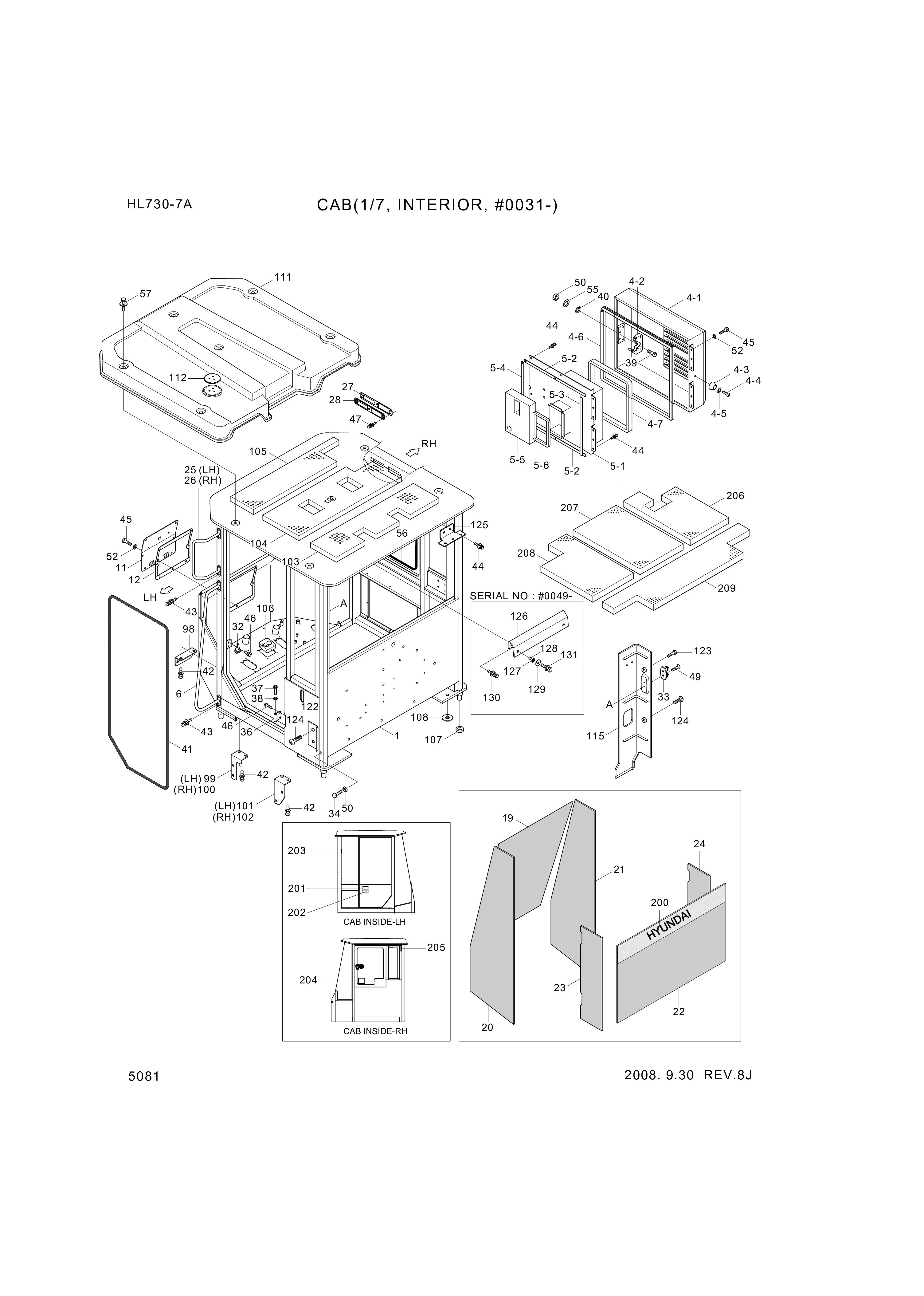 drawing for Hyundai Construction Equipment S179-080206 - BOLT-SOCKET (figure 4)