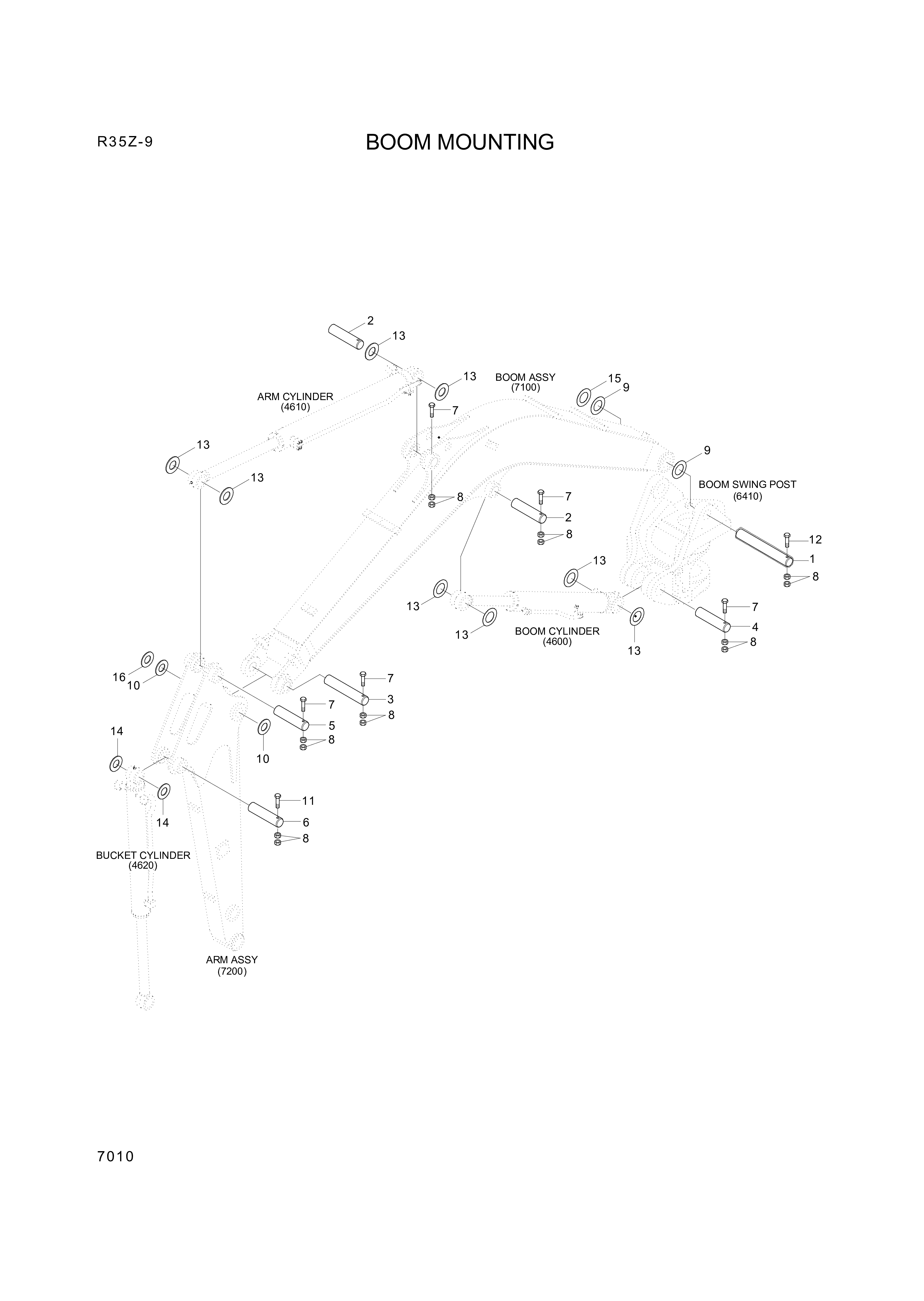 drawing for Hyundai Construction Equipment 61MH-08000 - SHIM (figure 2)