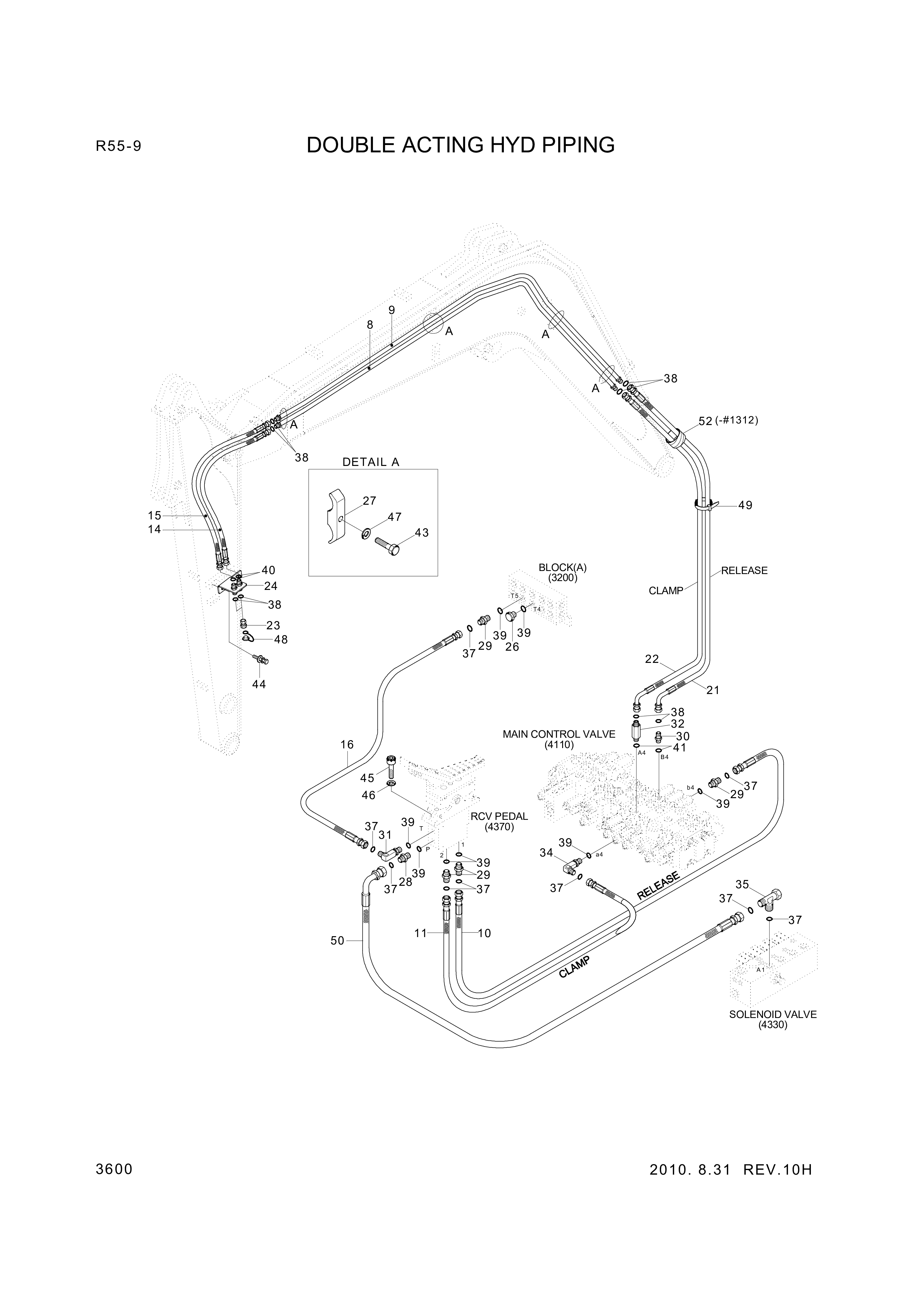 drawing for Hyundai Construction Equipment P930-065083 - HOSE ASSY-ORFS&THD (figure 2)