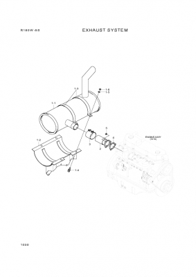 drawing for Hyundai Construction Equipment S206-101006 - NUT-HEX (figure 3)