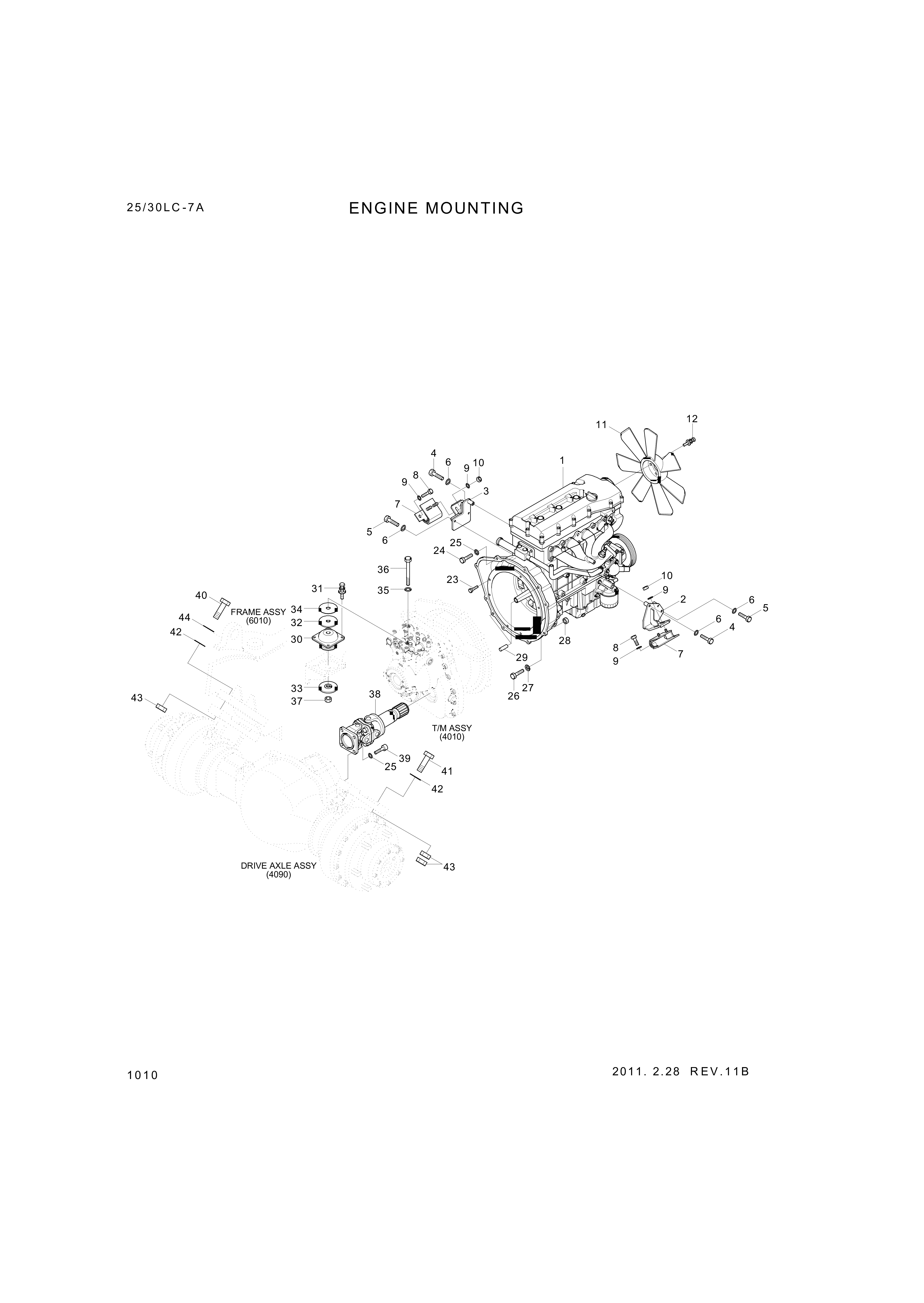 drawing for Hyundai Construction Equipment S206-12100B - NUT-HEX (figure 3)