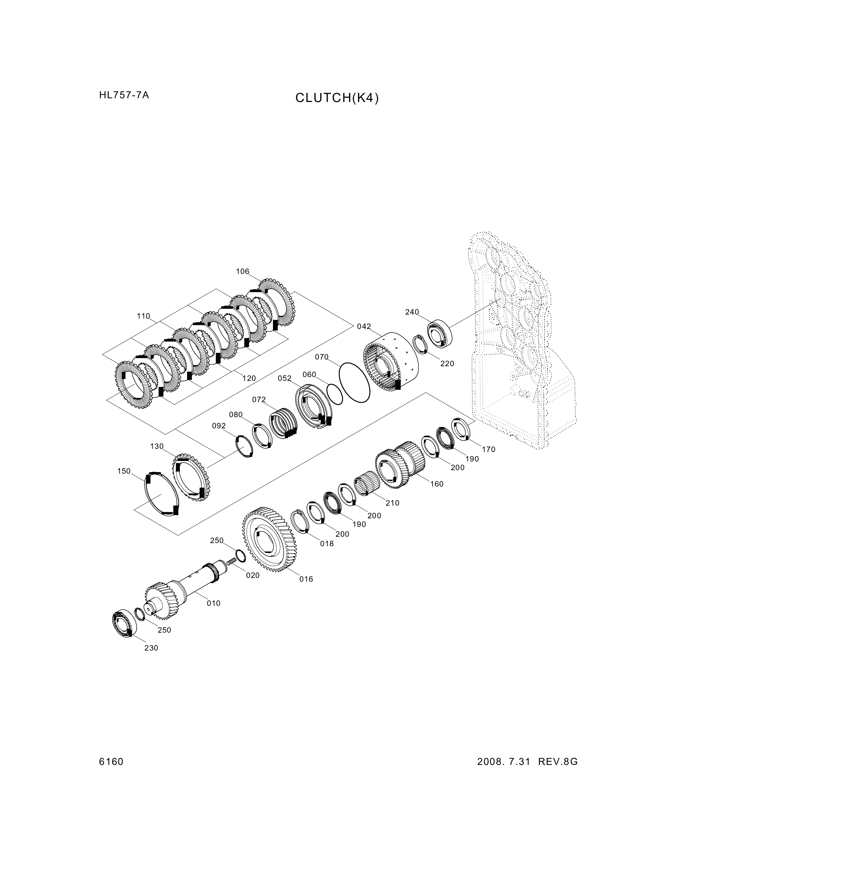 drawing for Hyundai Construction Equipment 4657-374-007 - IDLER (figure 1)