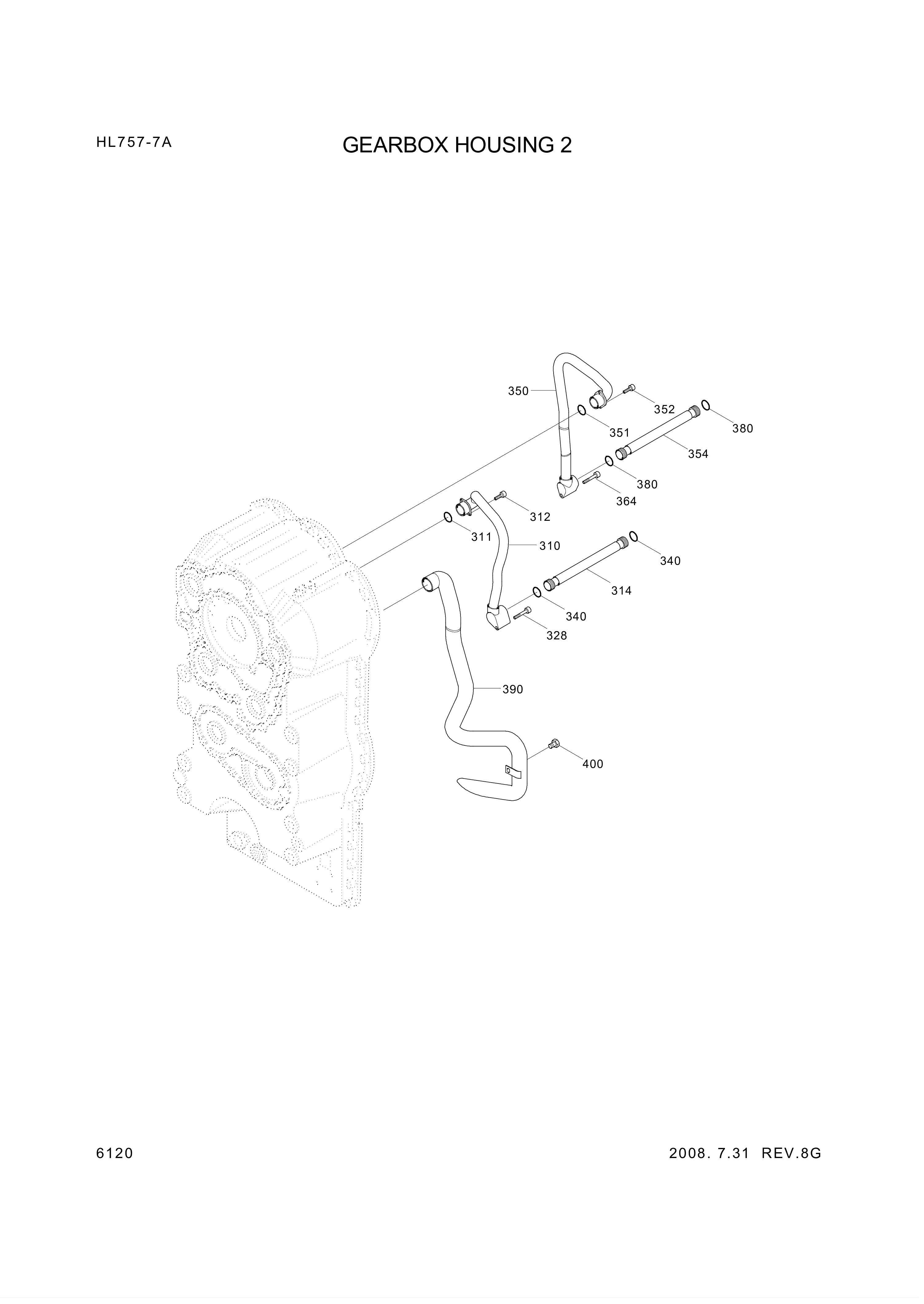 Technical drawing of Hyundai Construction Equipment ZGAQ-01504 SCREW-CAP with dimensions and layout (figure 4)