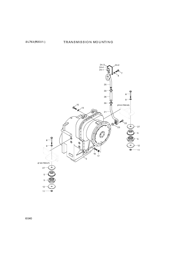 drawing for Hyundai Construction Equipment S461-320122 - PIN-SPLIT (figure 1)