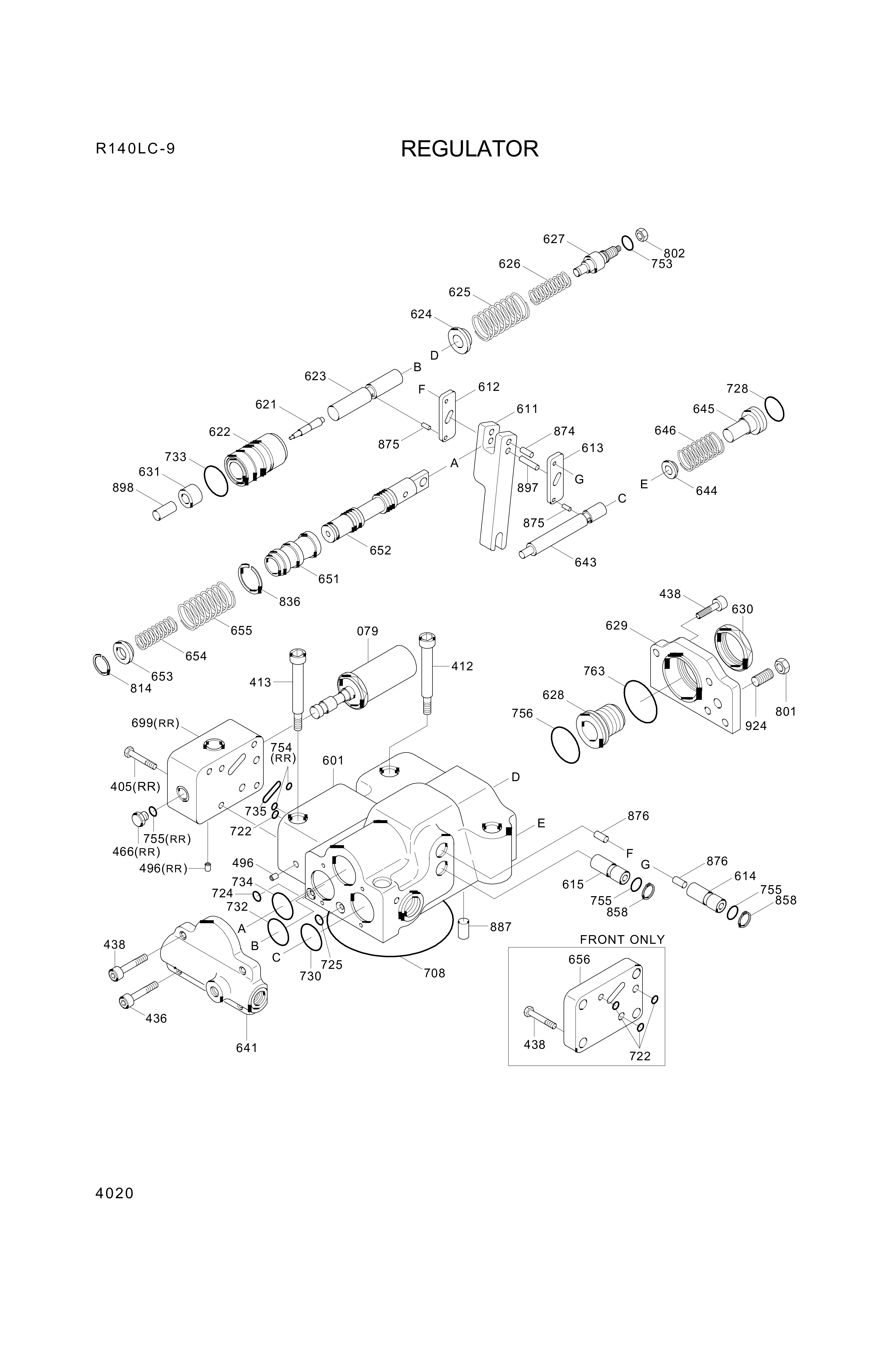 drawing for Hyundai Construction Equipment XJBN-00270 - PIN (figure 5)