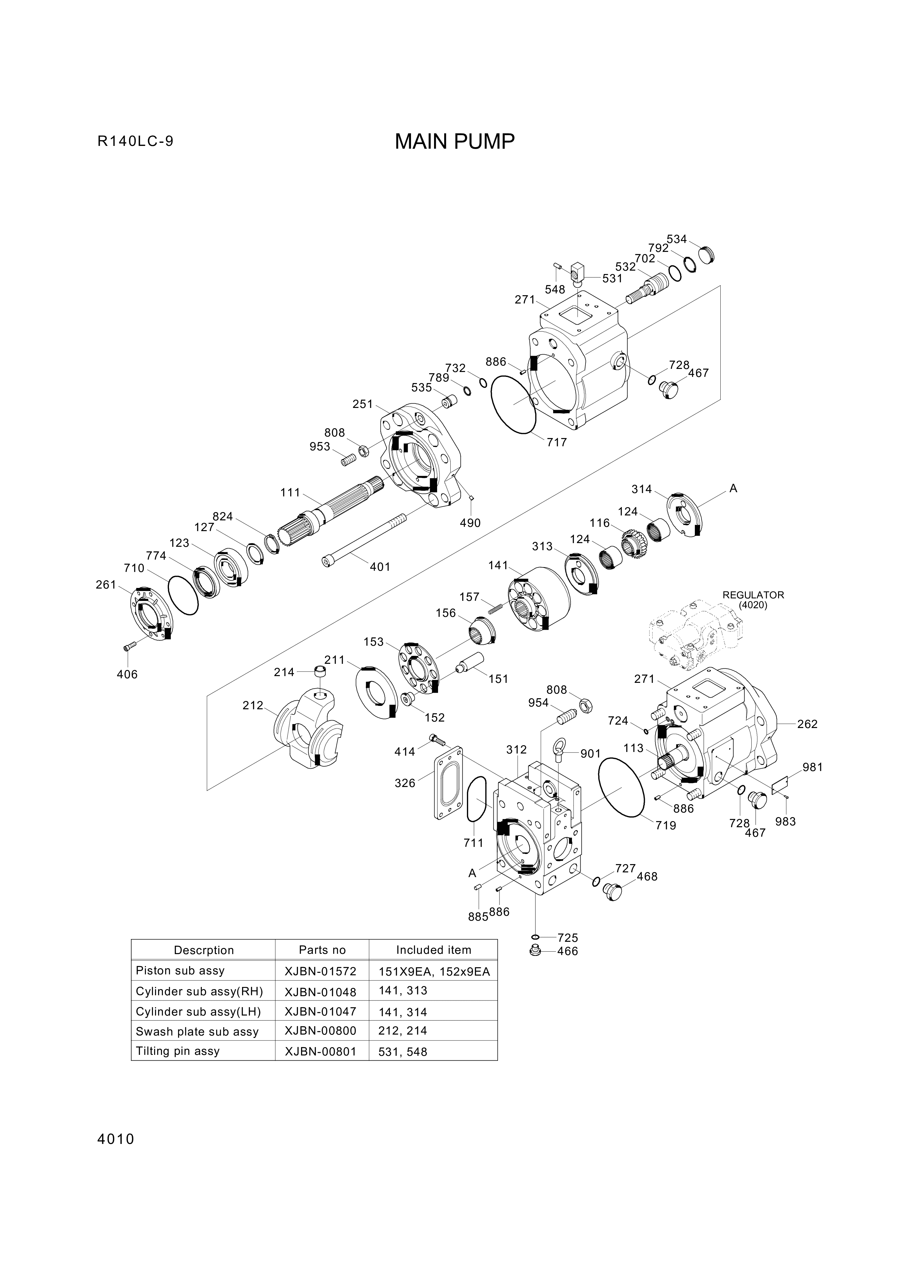 drawing for Hyundai Construction Equipment XJBN-00425 - PISTON (figure 3)