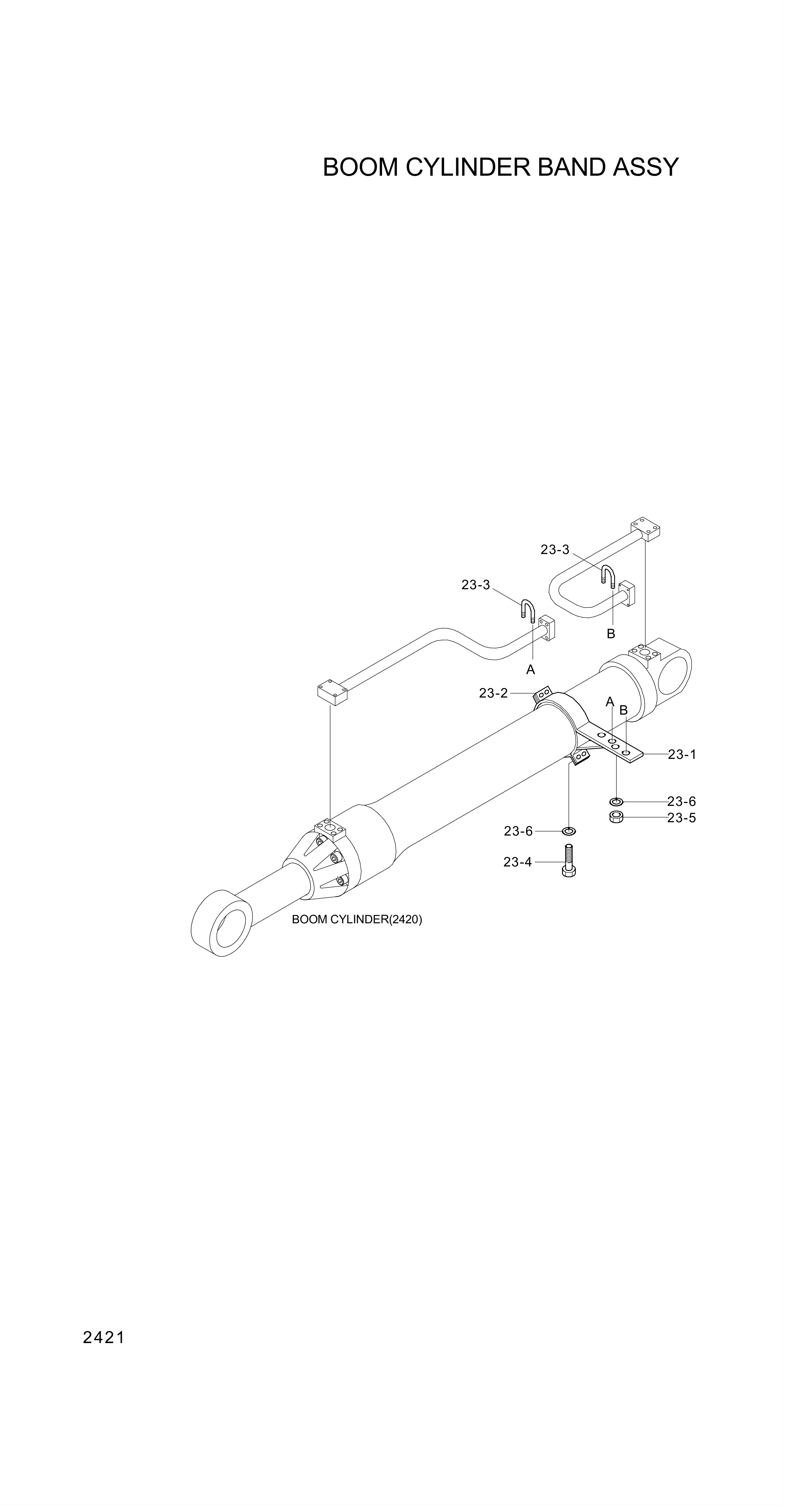 drawing for Hyundai Construction Equipment 331-25 - U-BOLT (figure 5)