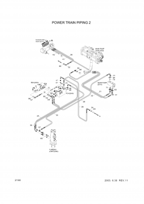 drawing for Hyundai Construction Equipment S631-025004 - O-RING (figure 2)