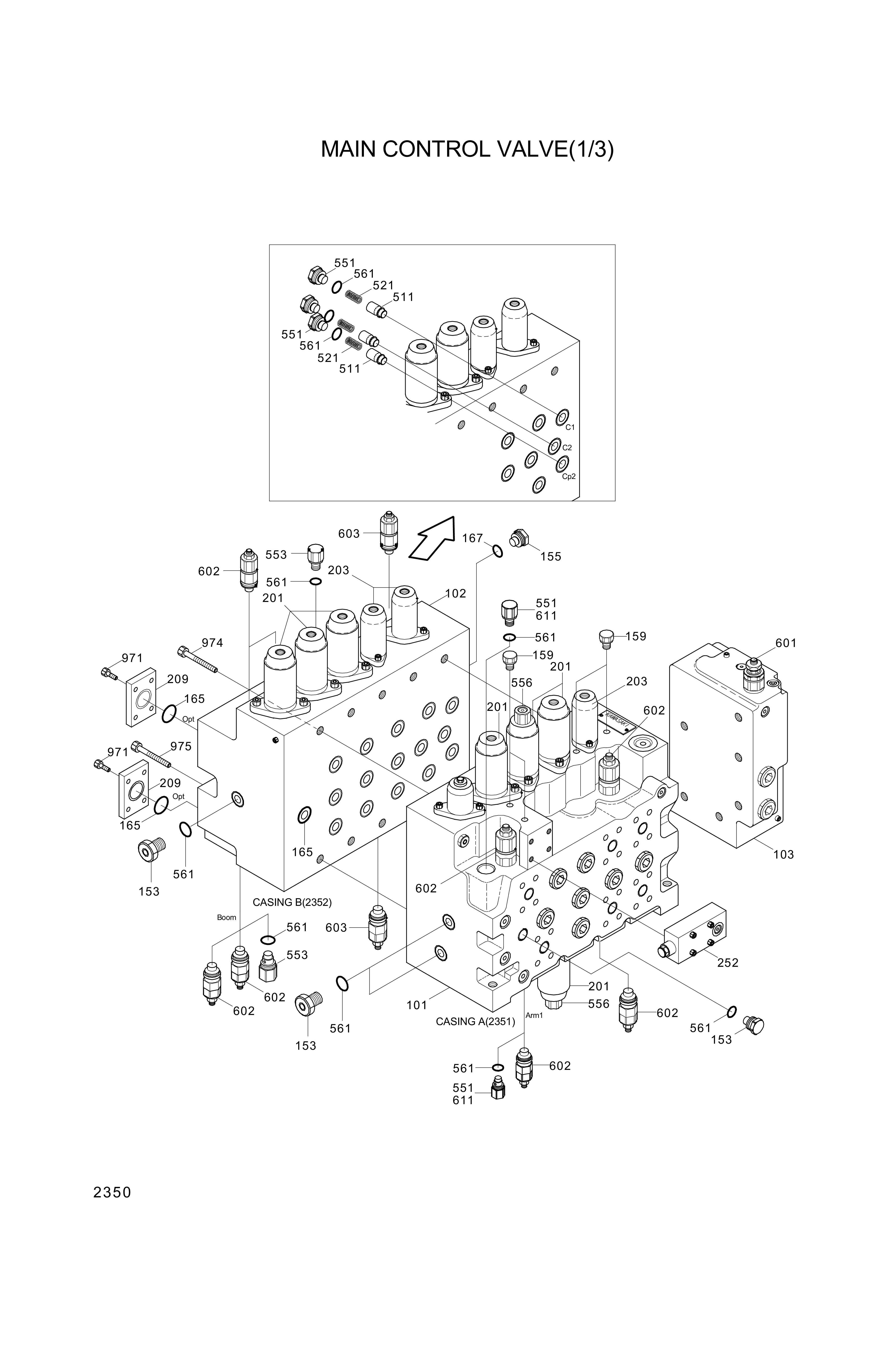 drawing for Hyundai Construction Equipment 108064 - PLUG(108064B) (figure 5)