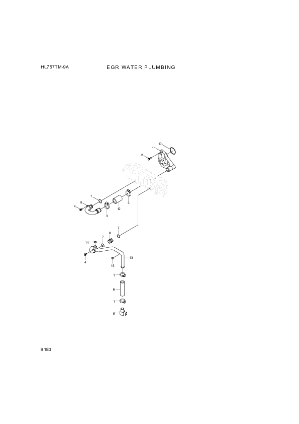 drawing for Hyundai Construction Equipment YUBP-06847 - CLAMP-HOSE (figure 1)