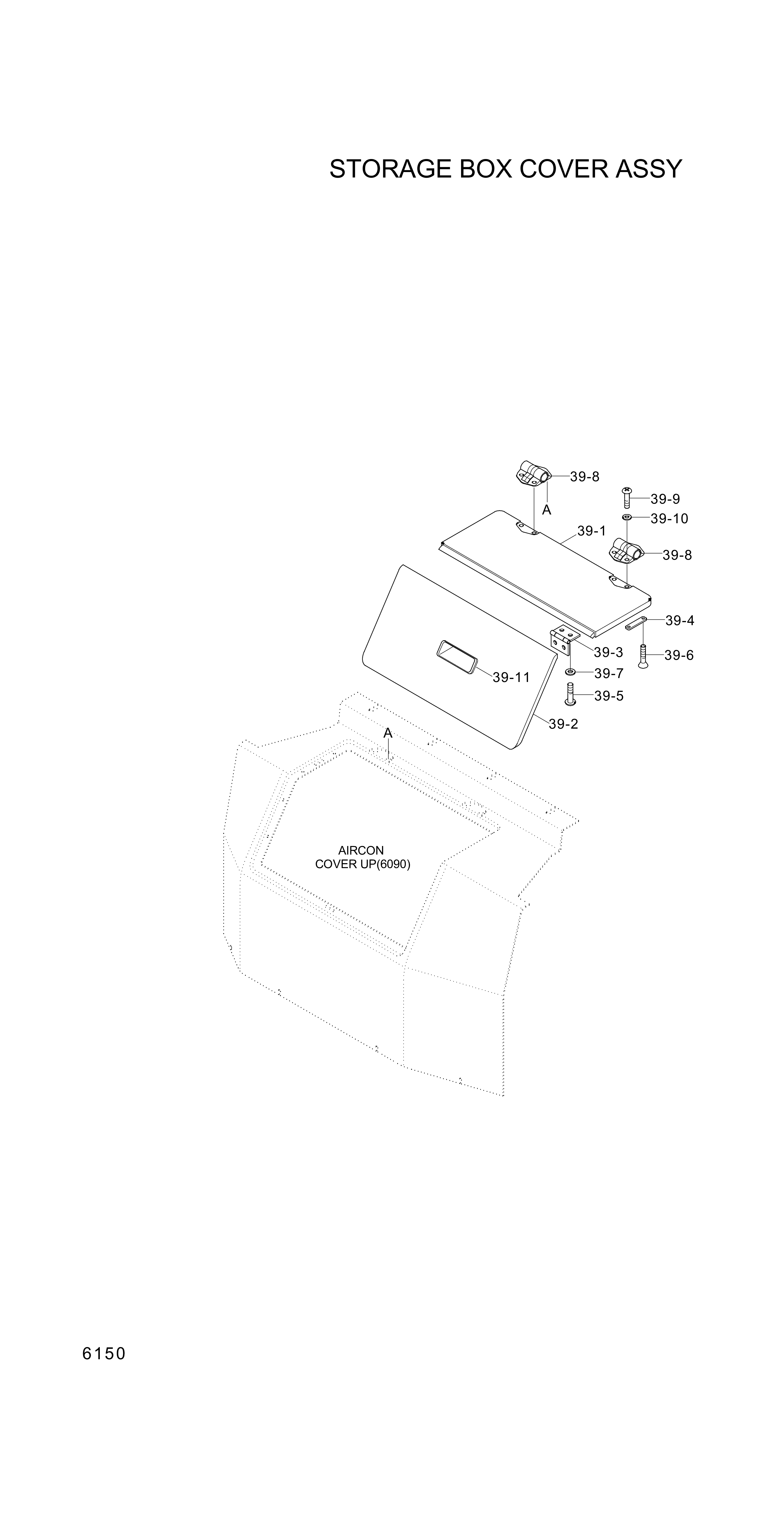 Technical drawing of Hyundai Construction Equipment S161-050126 BOLT-ROUND with dimensions and layout