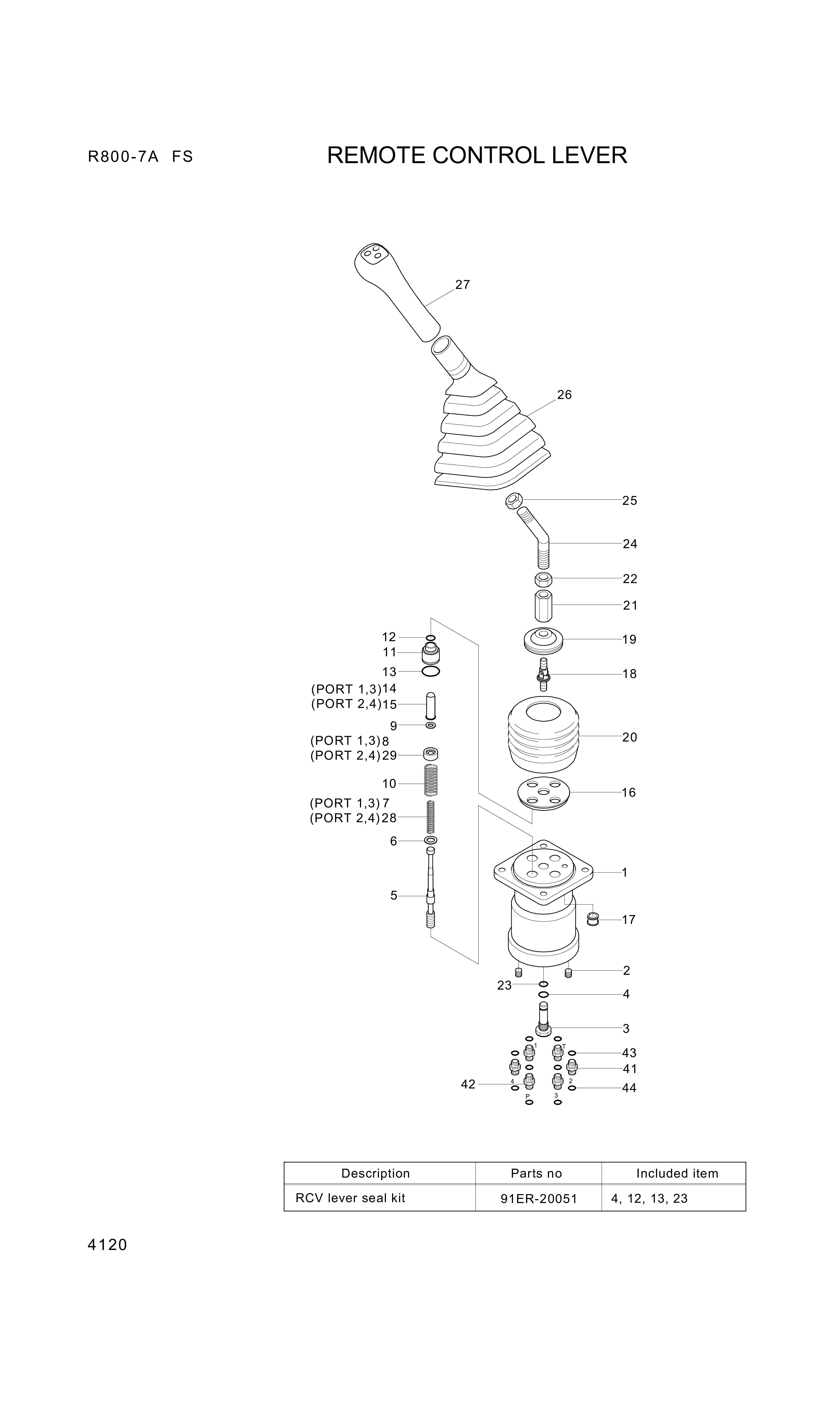 drawing for Hyundai Construction Equipment XKAY-00812 - HANDLE KIT-RH (figure 2)
