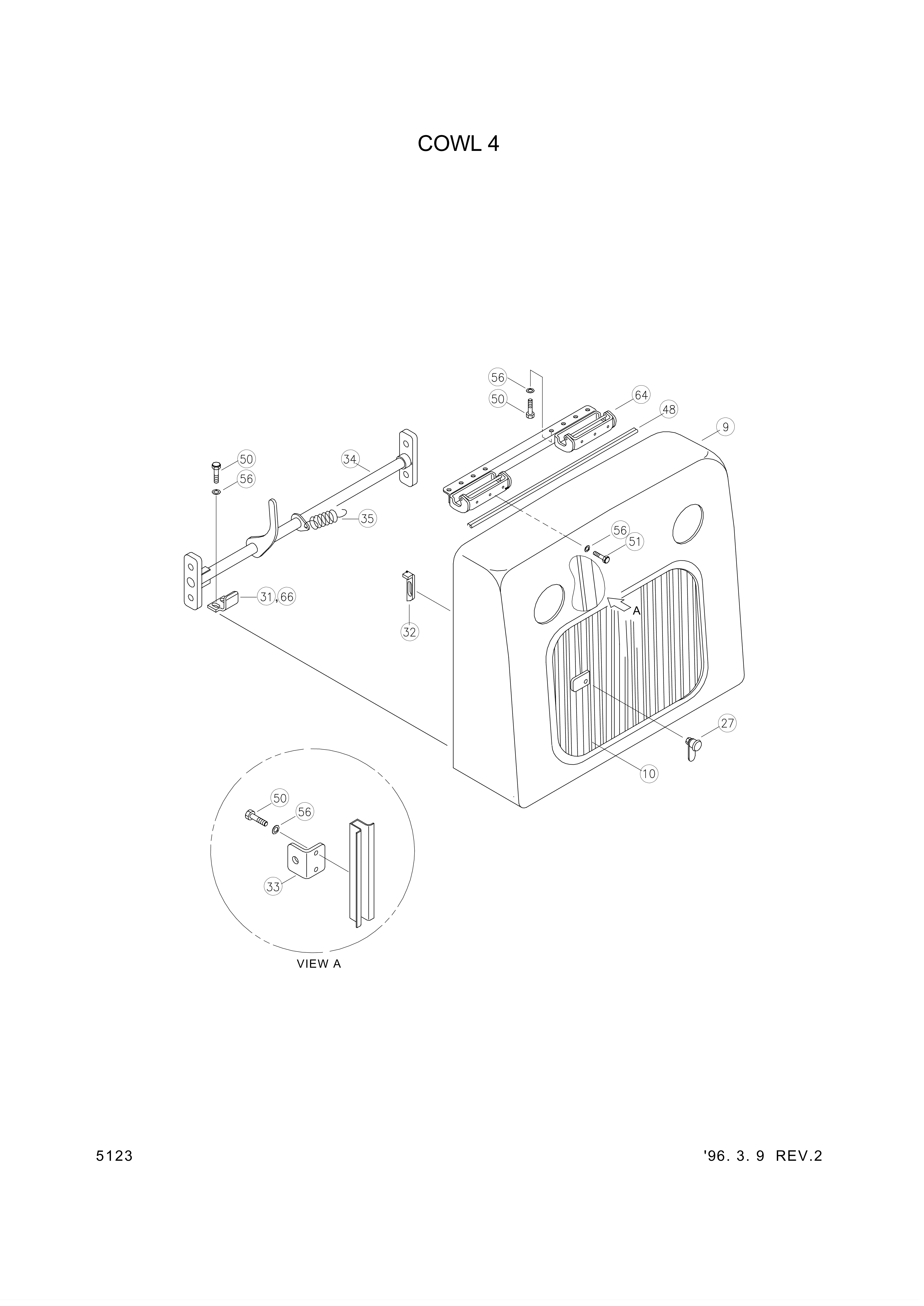 drawing for Hyundai Construction Equipment 74L3-10770 - FRAME-DOOR (figure 1)